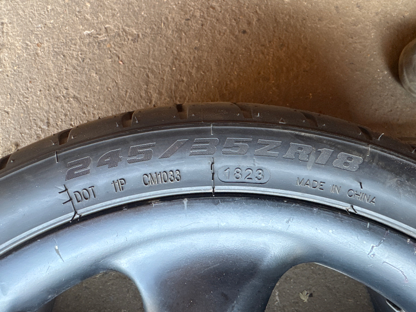 Set of Porsche Turbo Twist Style wheels 5x130 Good unused Tyres