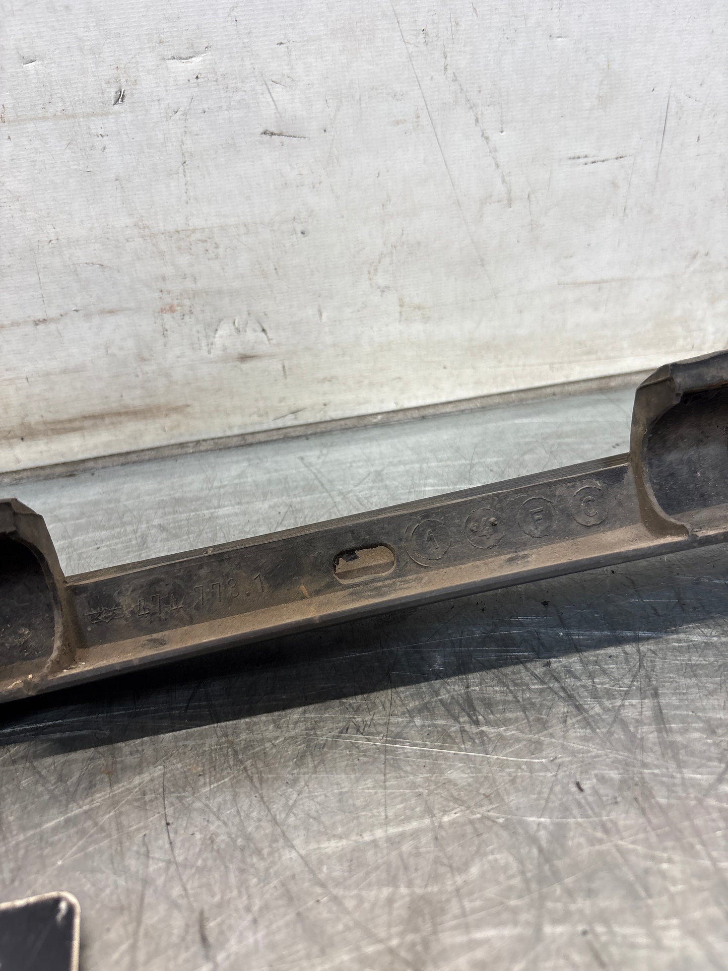Porsche 944 lower door sill trim molding right side, used 9515591600