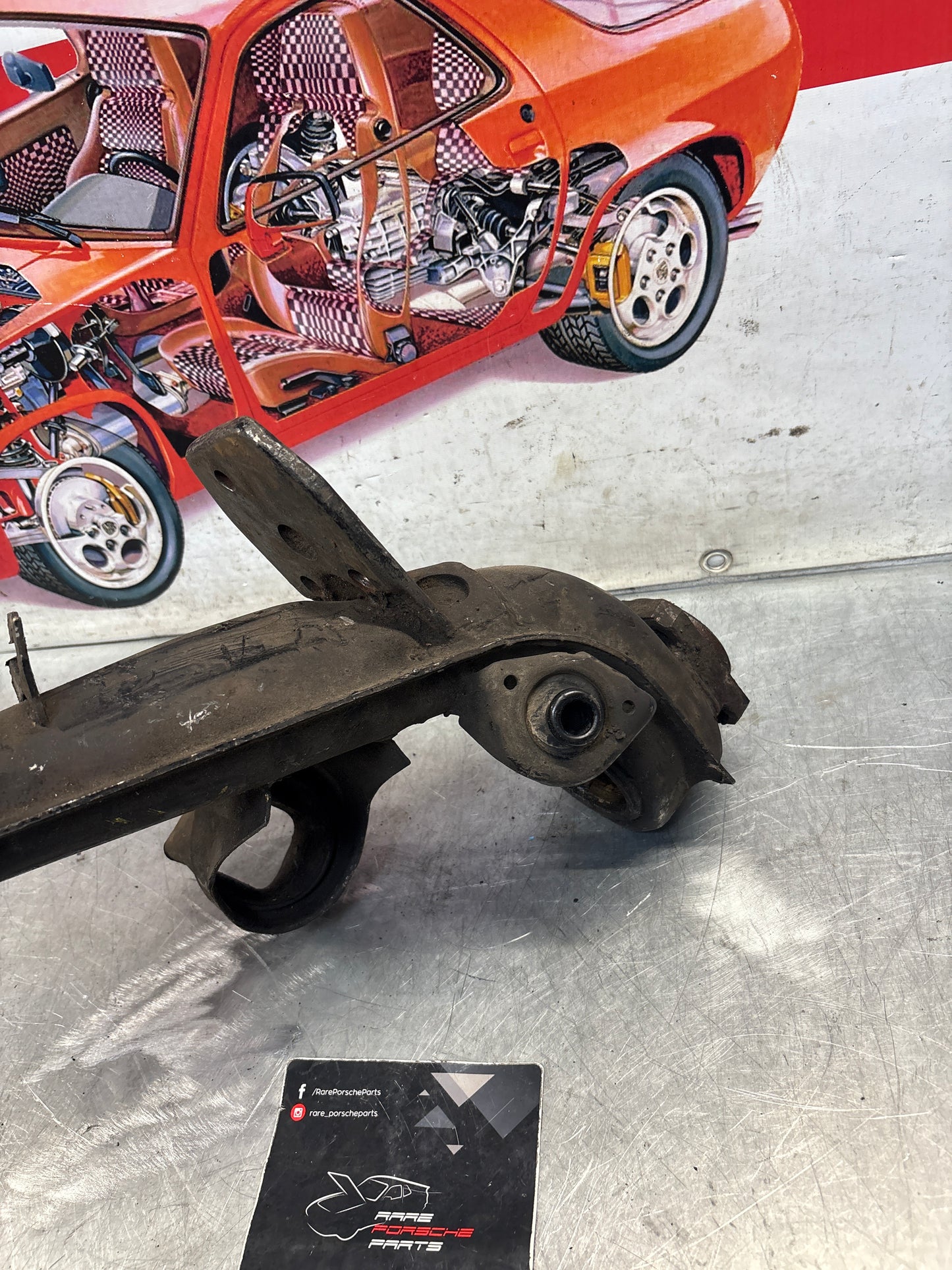 Porsche 924 944  -85.5 Rear right trailing arm,  used 94433102200