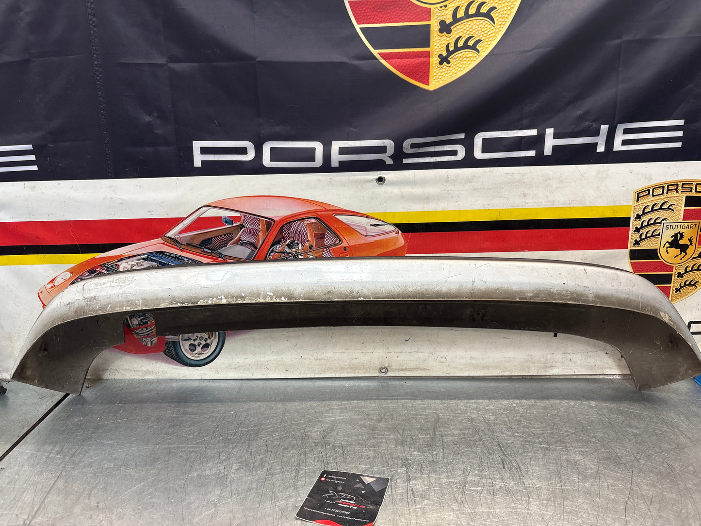 Porsche 924/924S rear bumper, used 477807313