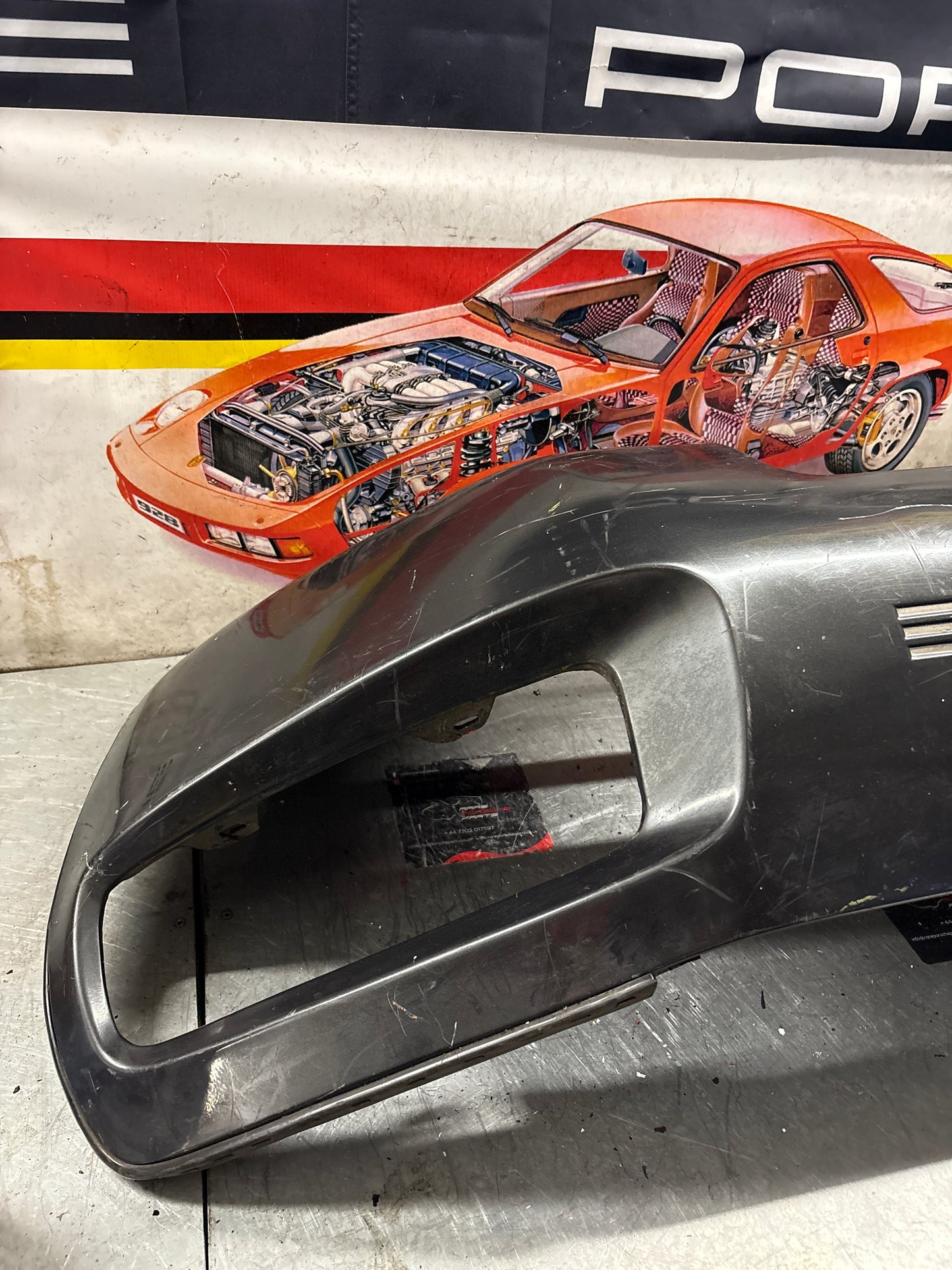 Porsche 928S rear bumper, used 928505023