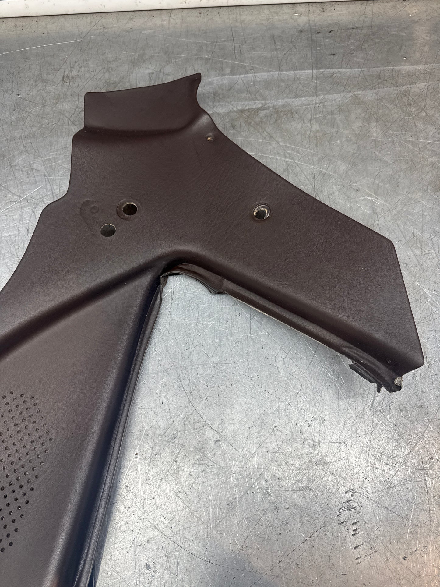 Porsche 944 924 brown rear interior C Post trims/cards. Quarter panel trim used 94455502101 94455502201
