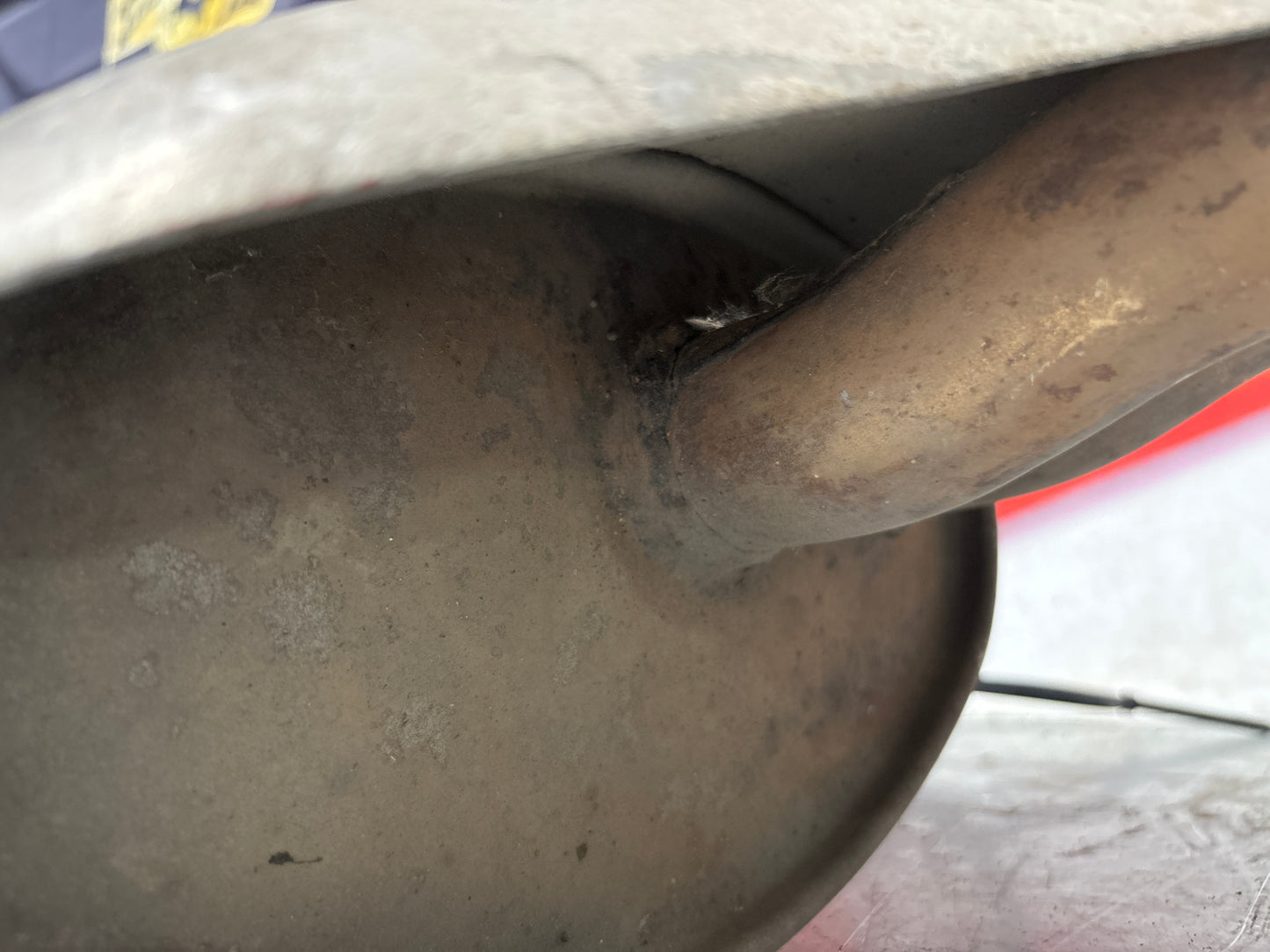 Porsche 968 exhaust system rear muffler, used 94411104111