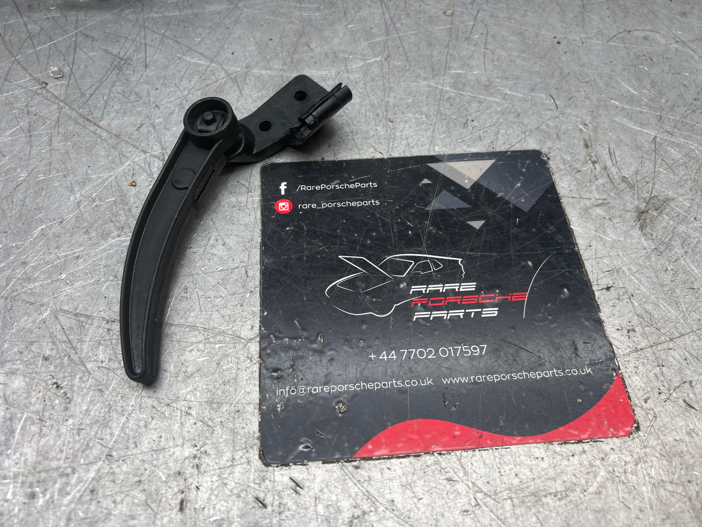 Porsche 924/944 bonnet release handle early type, refurbed 477823531