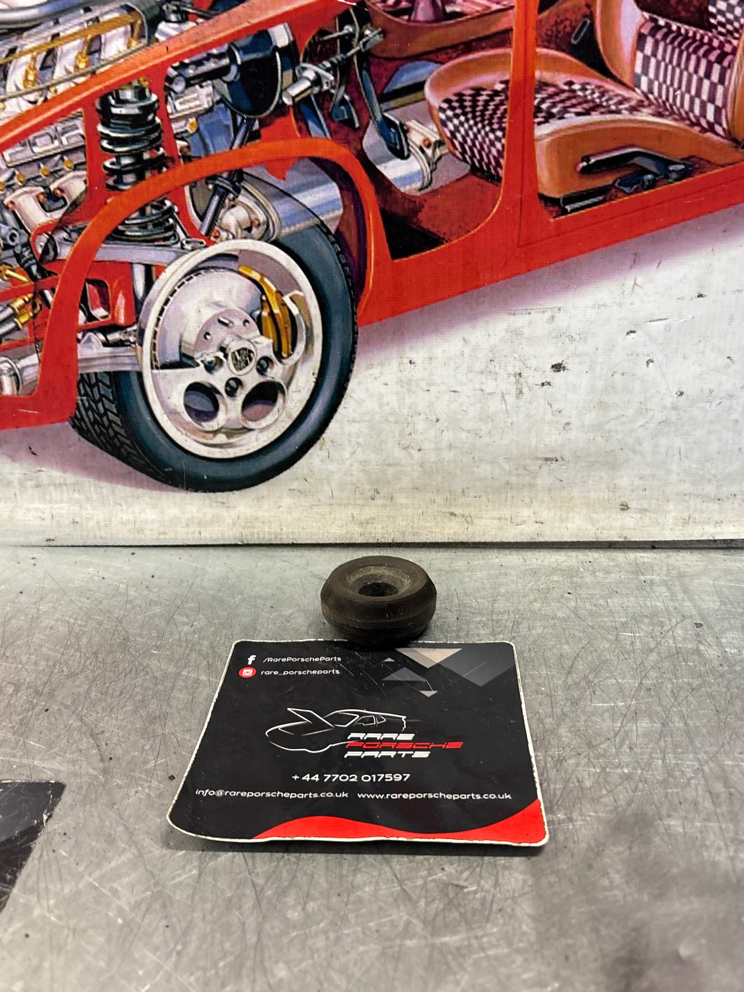 Porsche 928 shock absorber damper rubber, used 92833346501