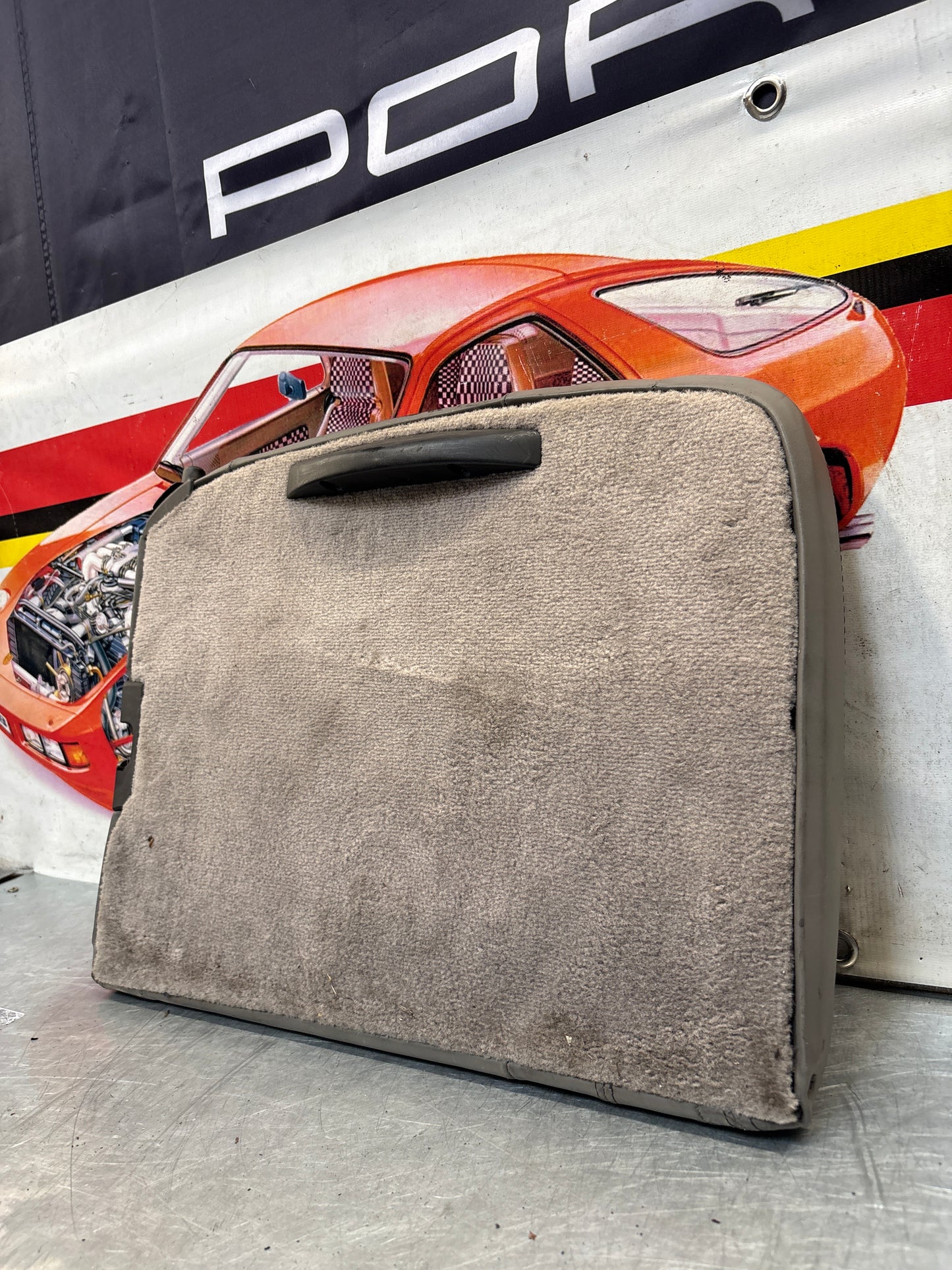 Porsche 911 996 rear left seat  backrest, grey, used 99652222101