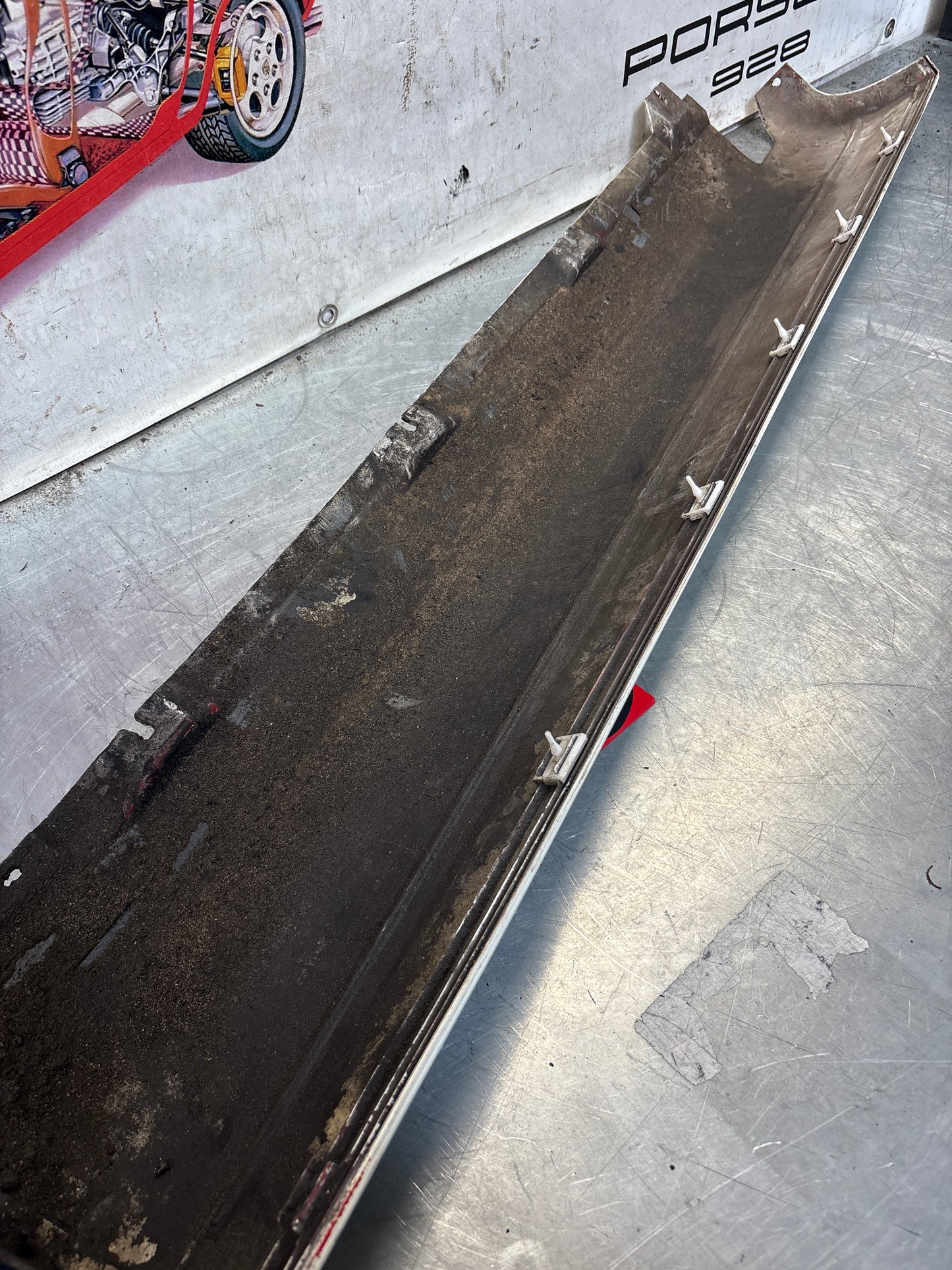 Porsche 911 964 right side sill cover, used 96455919401