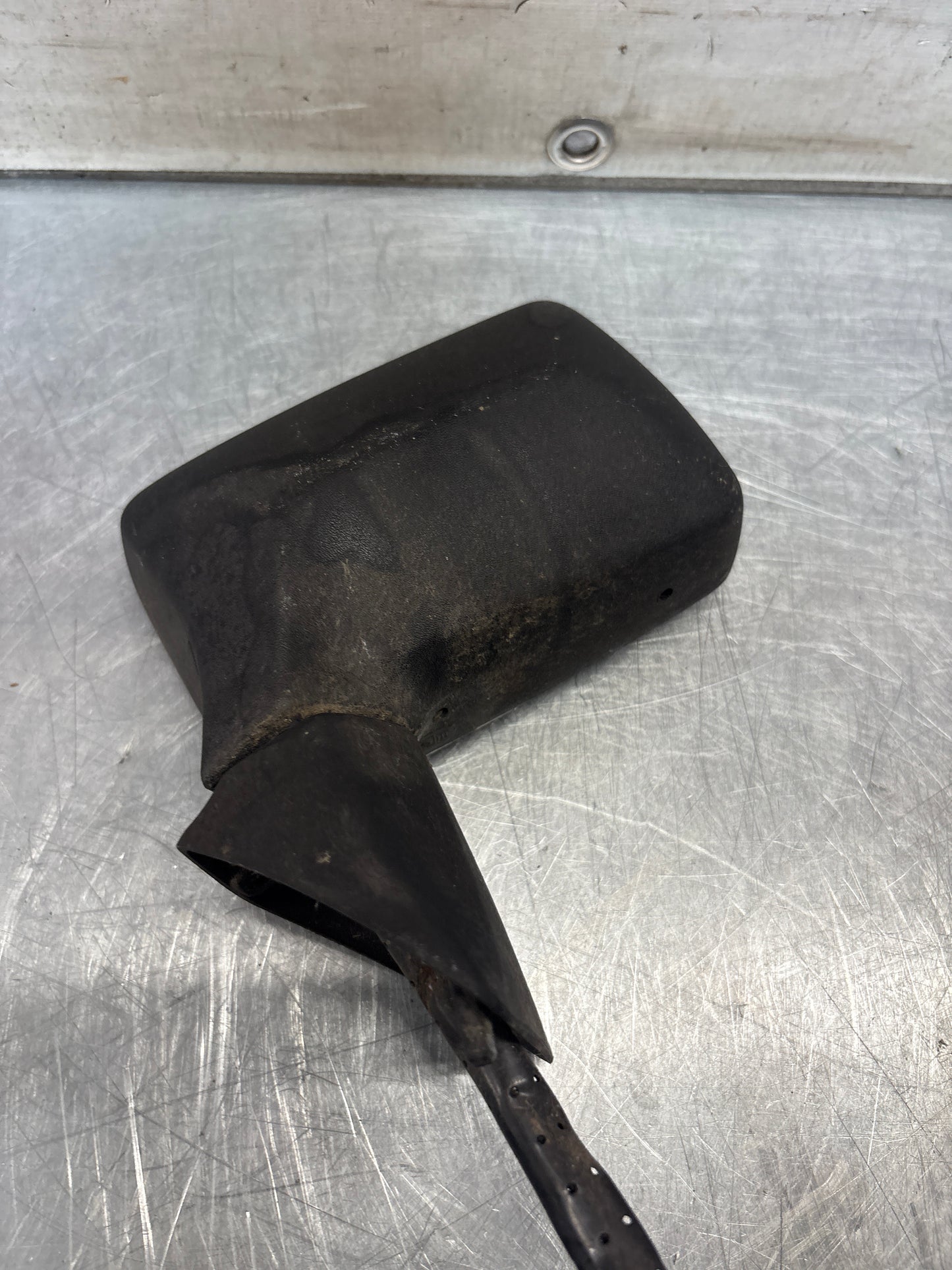 Porsche 924 early left side mirror, used