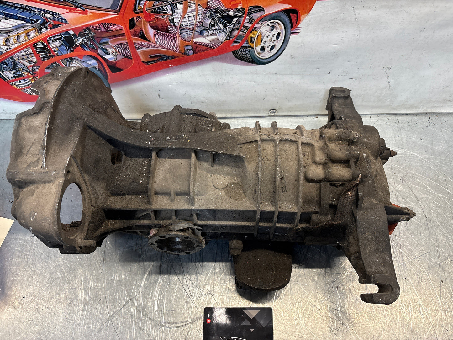 Porsche 914 transmission, used, for spares or repair unknown condition, code is not visible