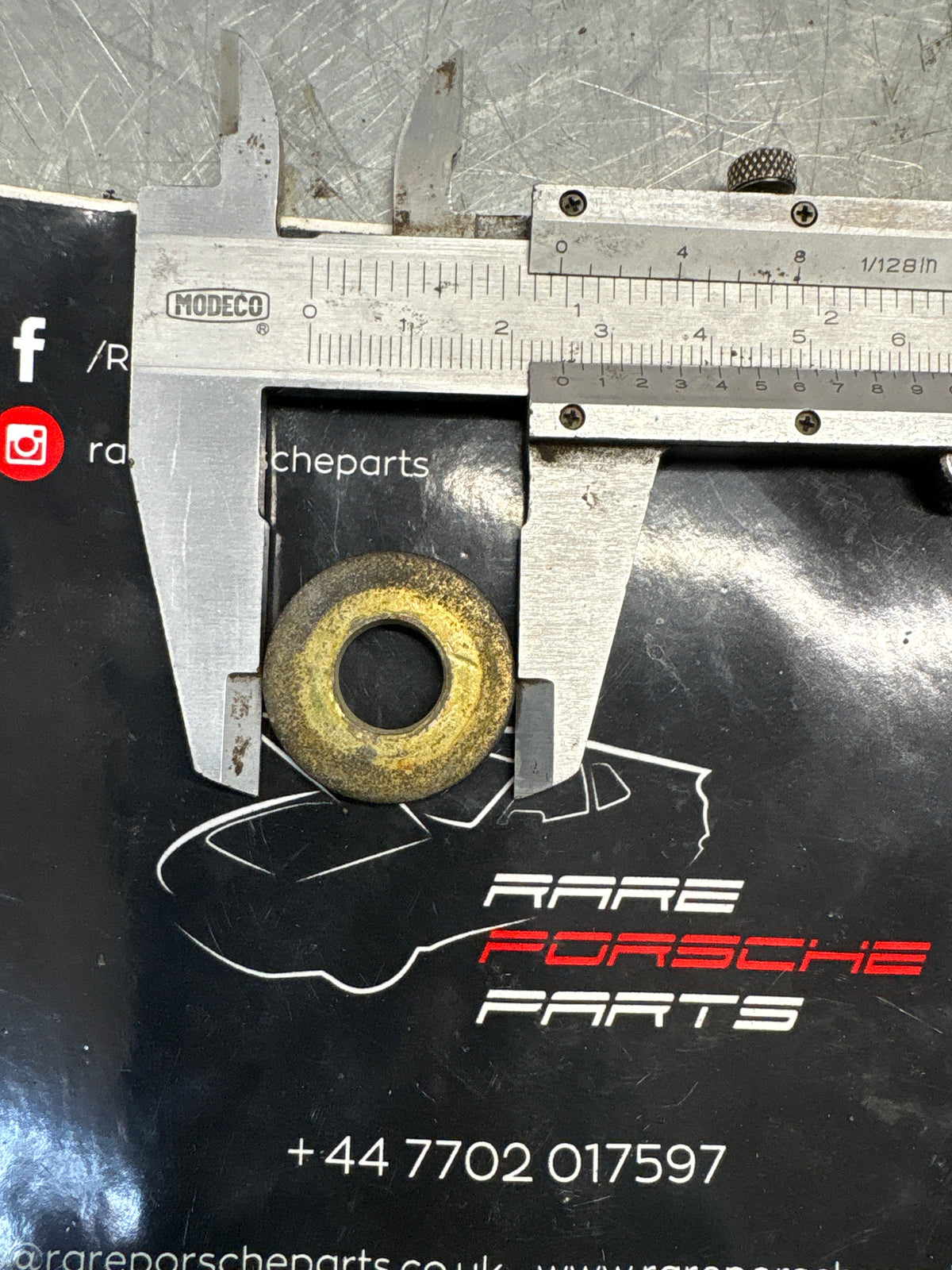 Porsche 914 944 washer plate, used 90002500809 / 90002500804 / 9000250080E
