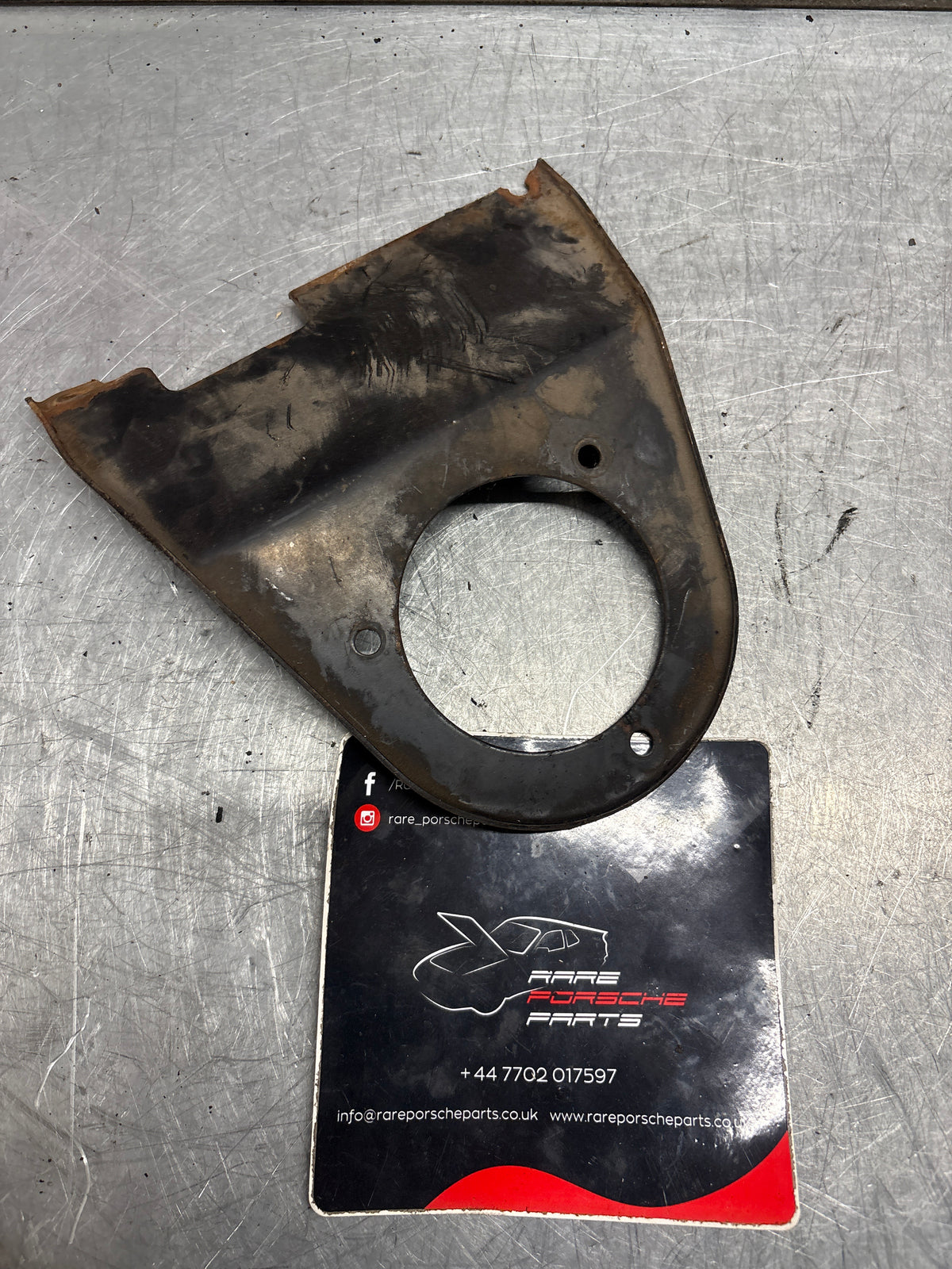 Porsche 914 air blower bracket, used 473261207