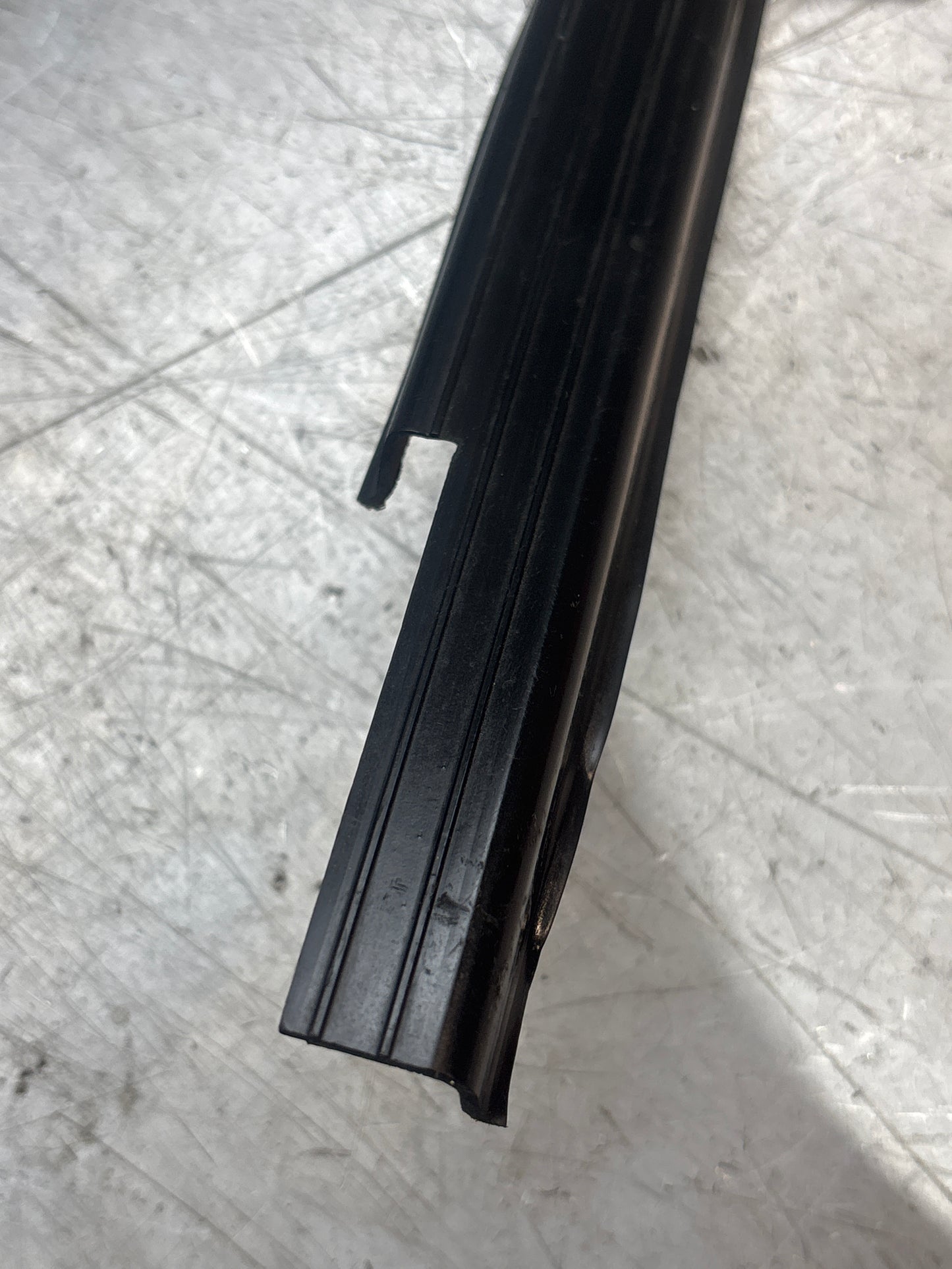 Porsche early 924/944 left sill trim, used 477853657A no cracks