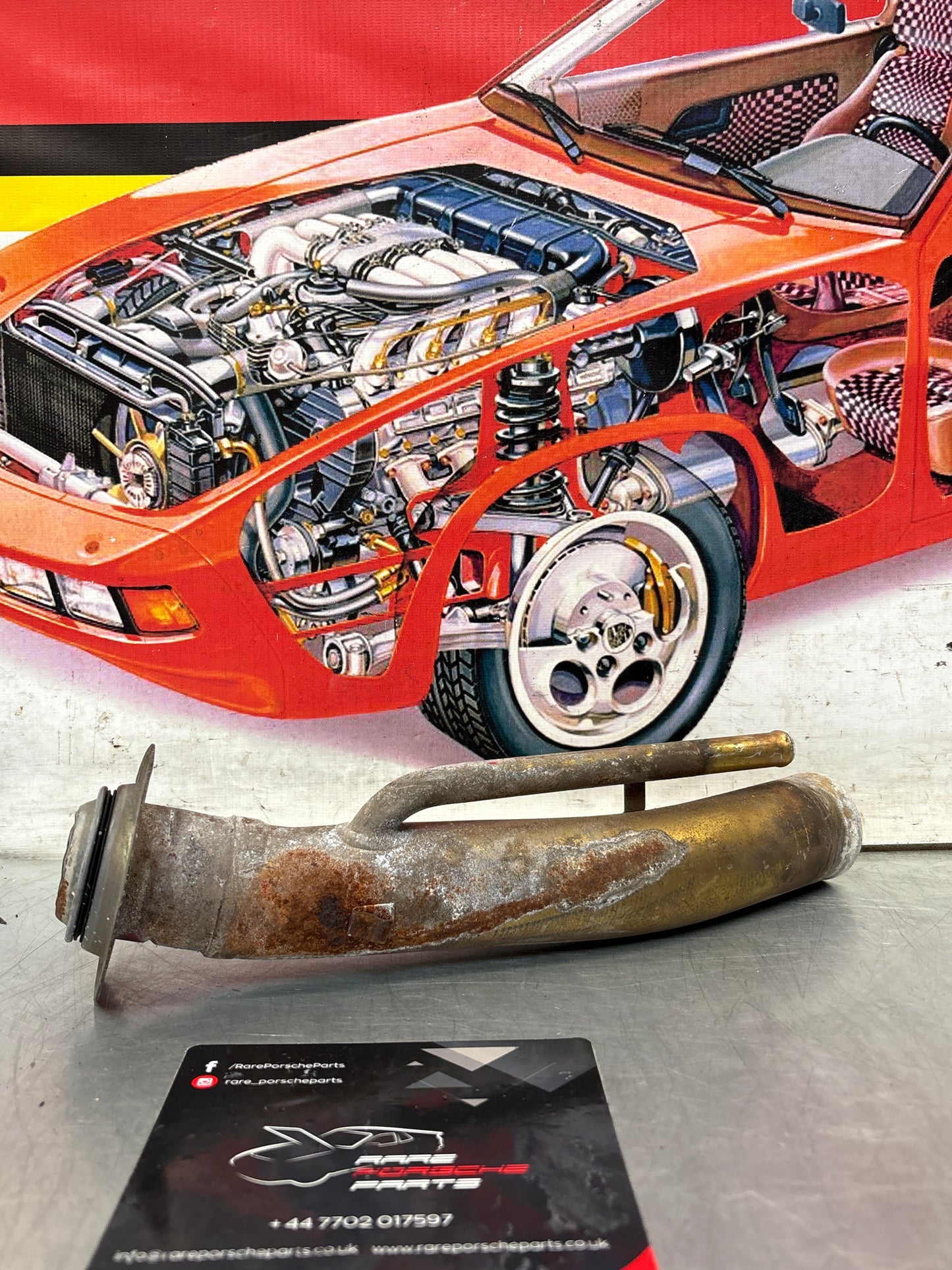 Porsche 924 76-79 fuel filler neck, 477201129B C used