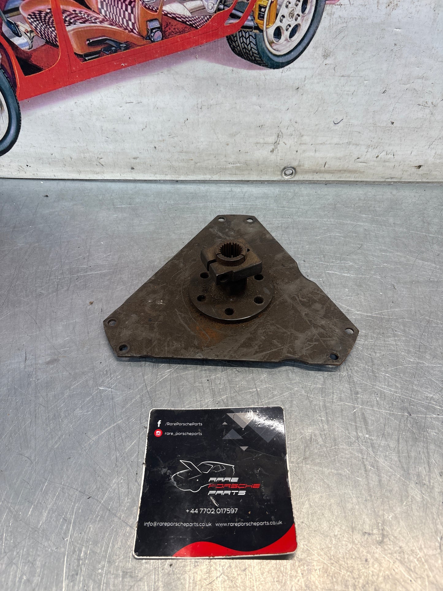 Porsche 928 -1982 3 speed automatic double plate flange disc without bolts used 92211604103