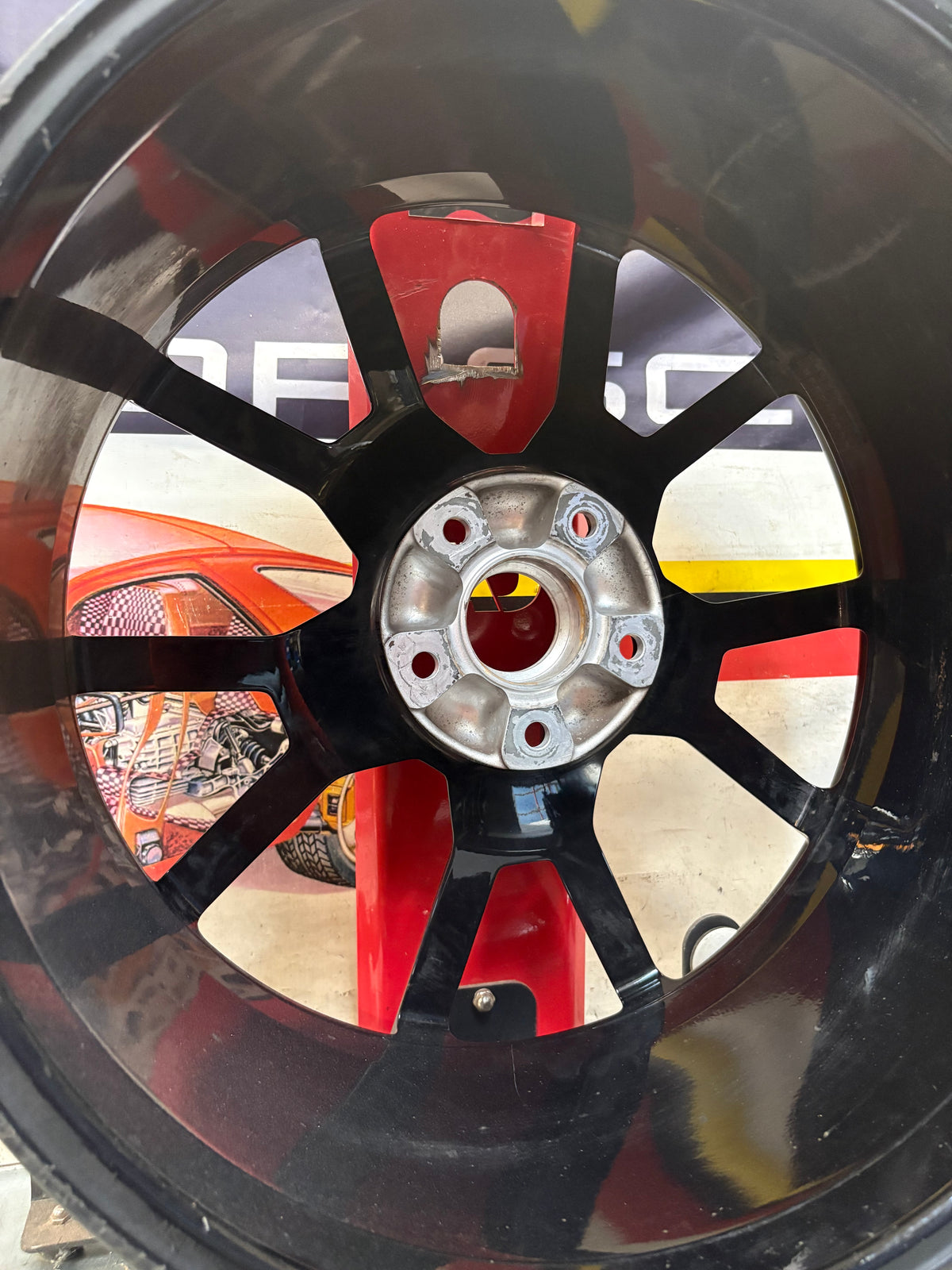Porsche Taycan GTS 9.5Jx21” ET60 alloy wheel, 9J1601025BC, used for spares or repair
