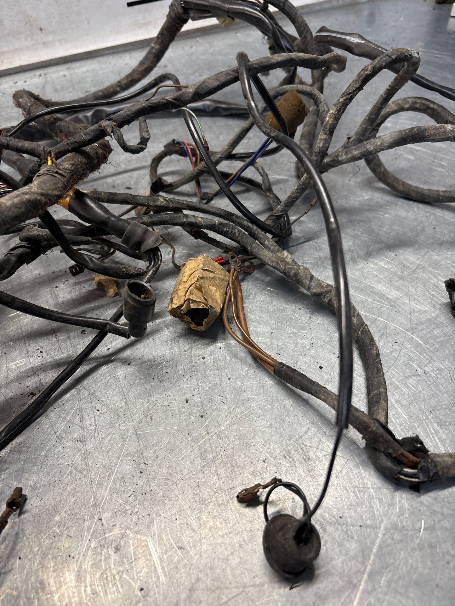 Porsche 944 Turbo 86- LHD Interior / Dashboard wiring loom, used 95161200604