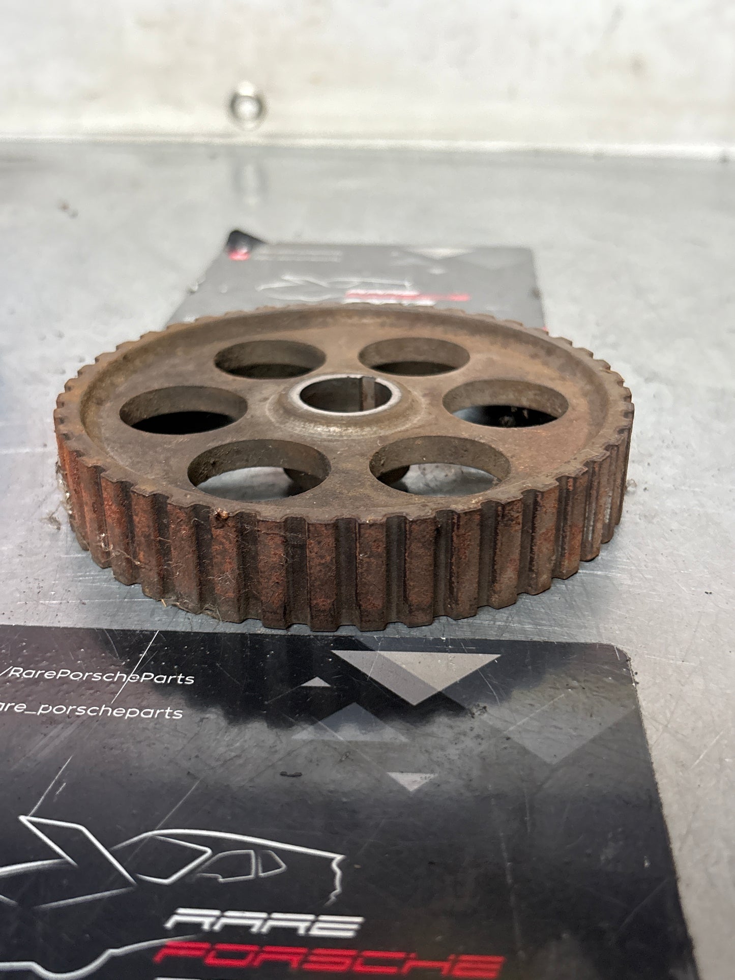 Porsche 924 Turbo Vintage camshaft gear, used 056109111A