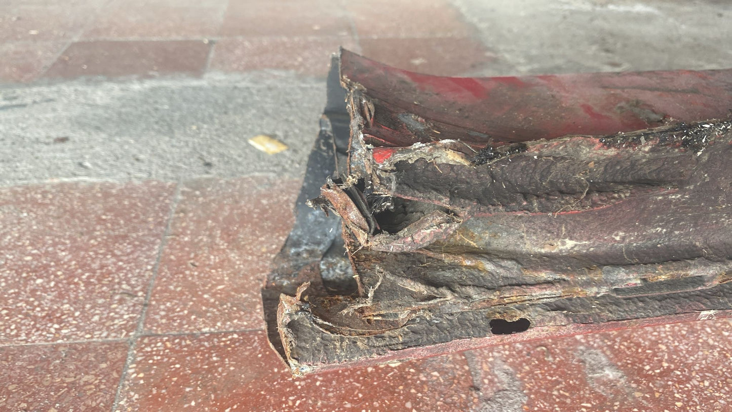 Porsche 944 left sill section with A pillar 94450361102