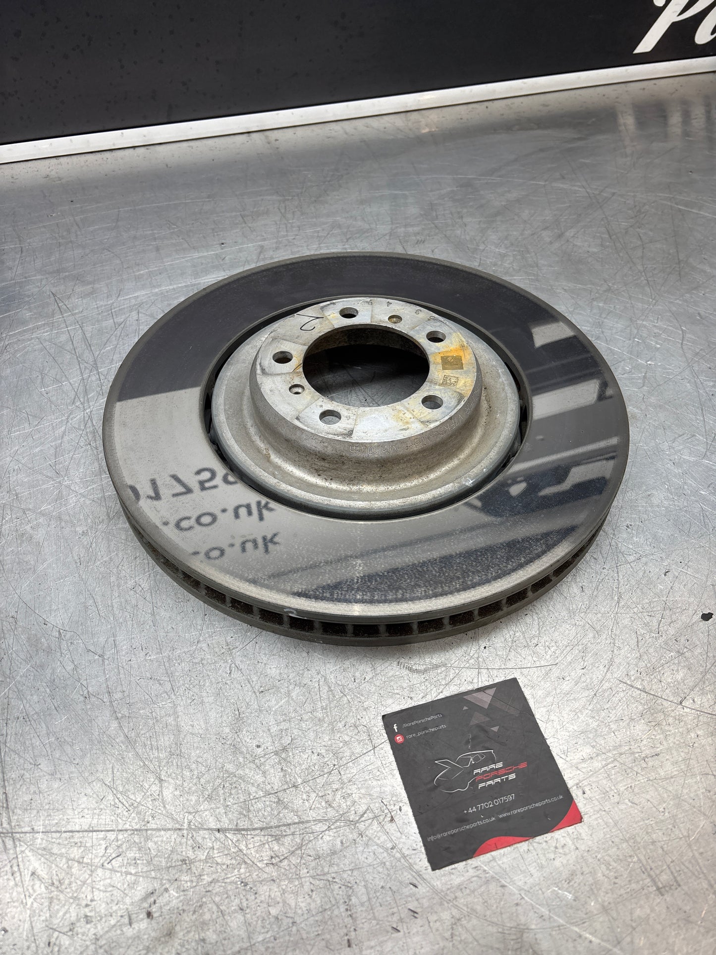 Porsche Taycan Coppia rotore freno a disco anteriore sinistro destro 9J1615301B 9J1615302B, usato