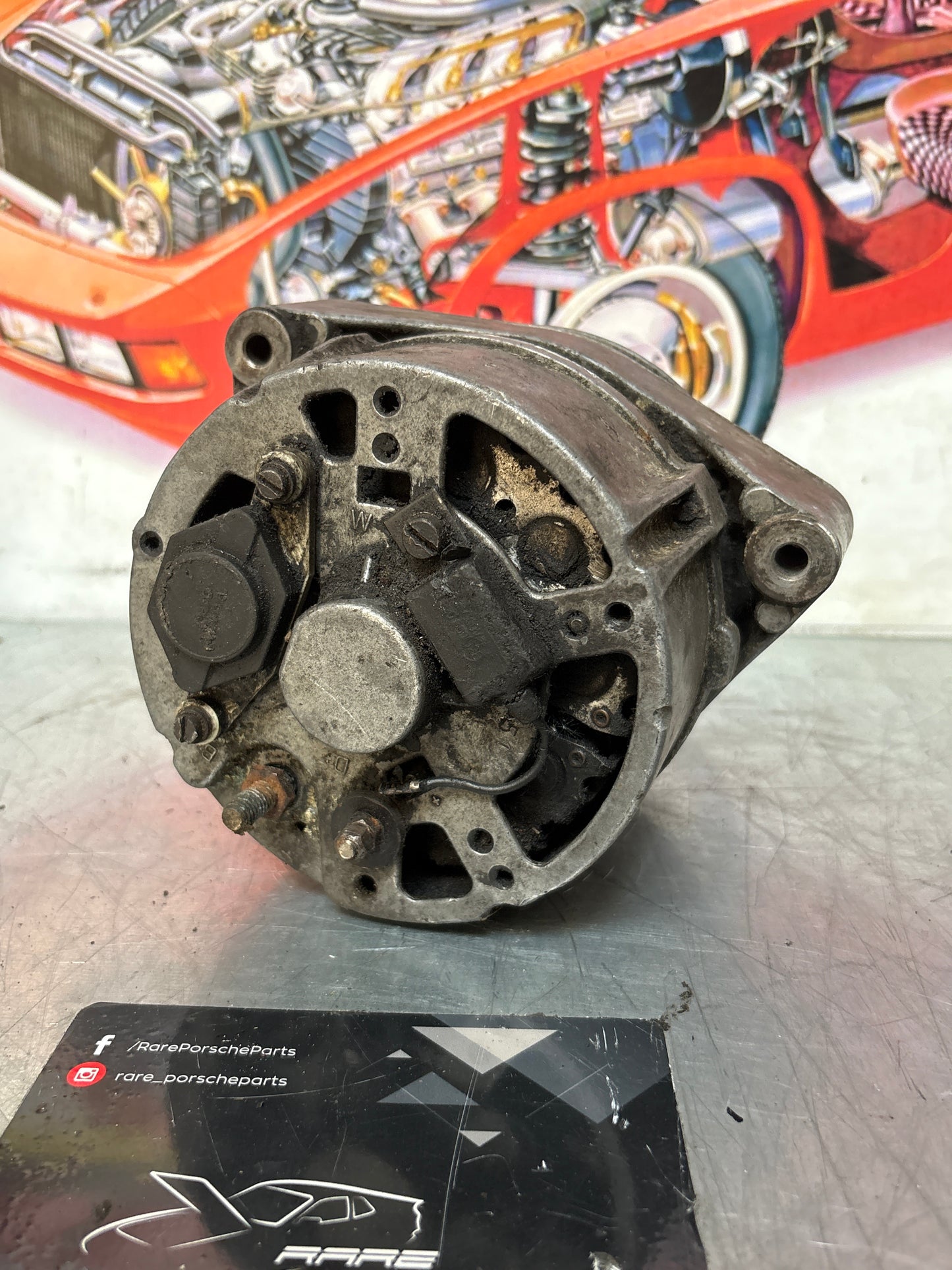 Porsche 924 alternator 0120469551, 035903015M, used