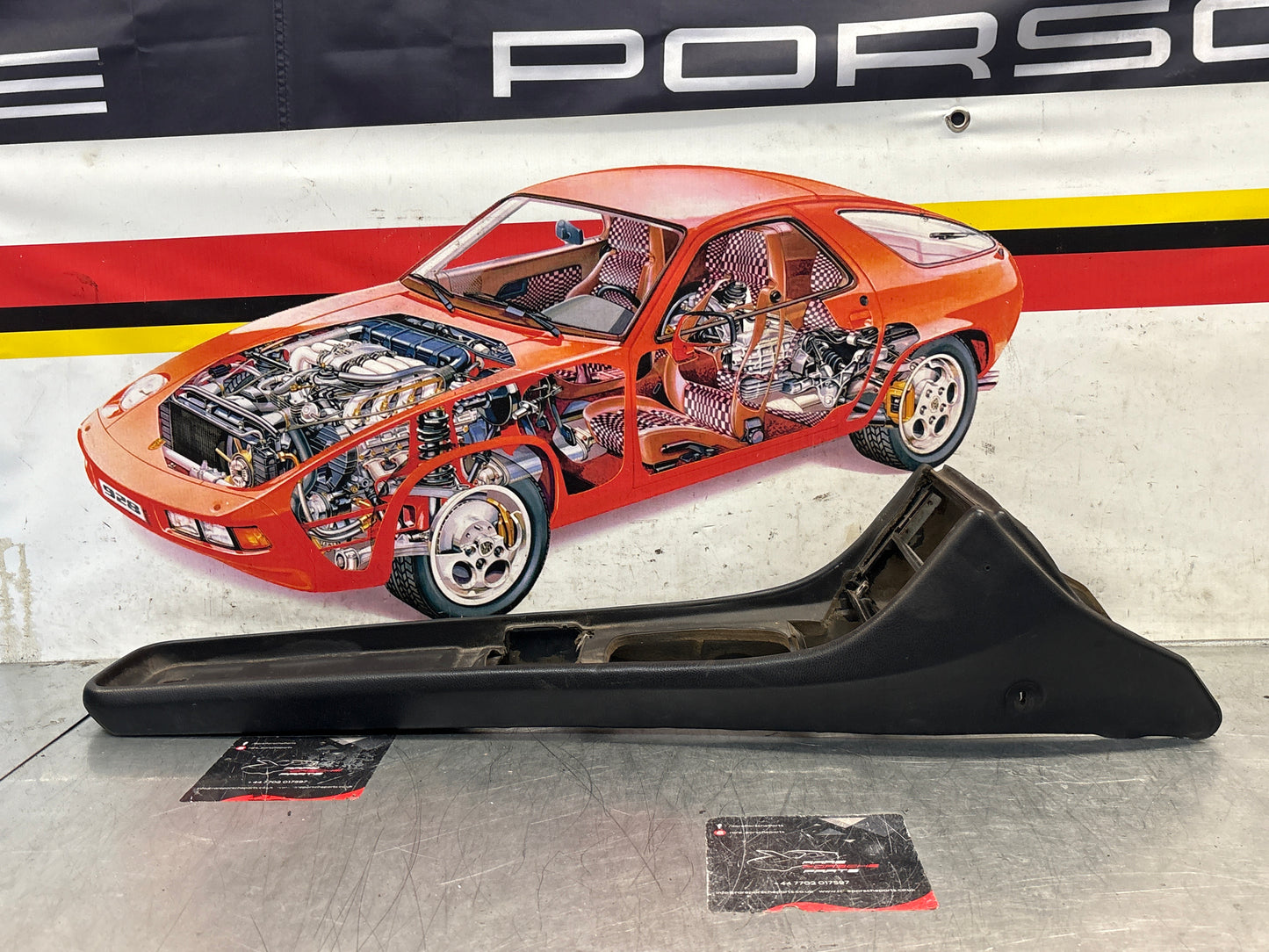 Porsche 944 centre console black 94455205100 used