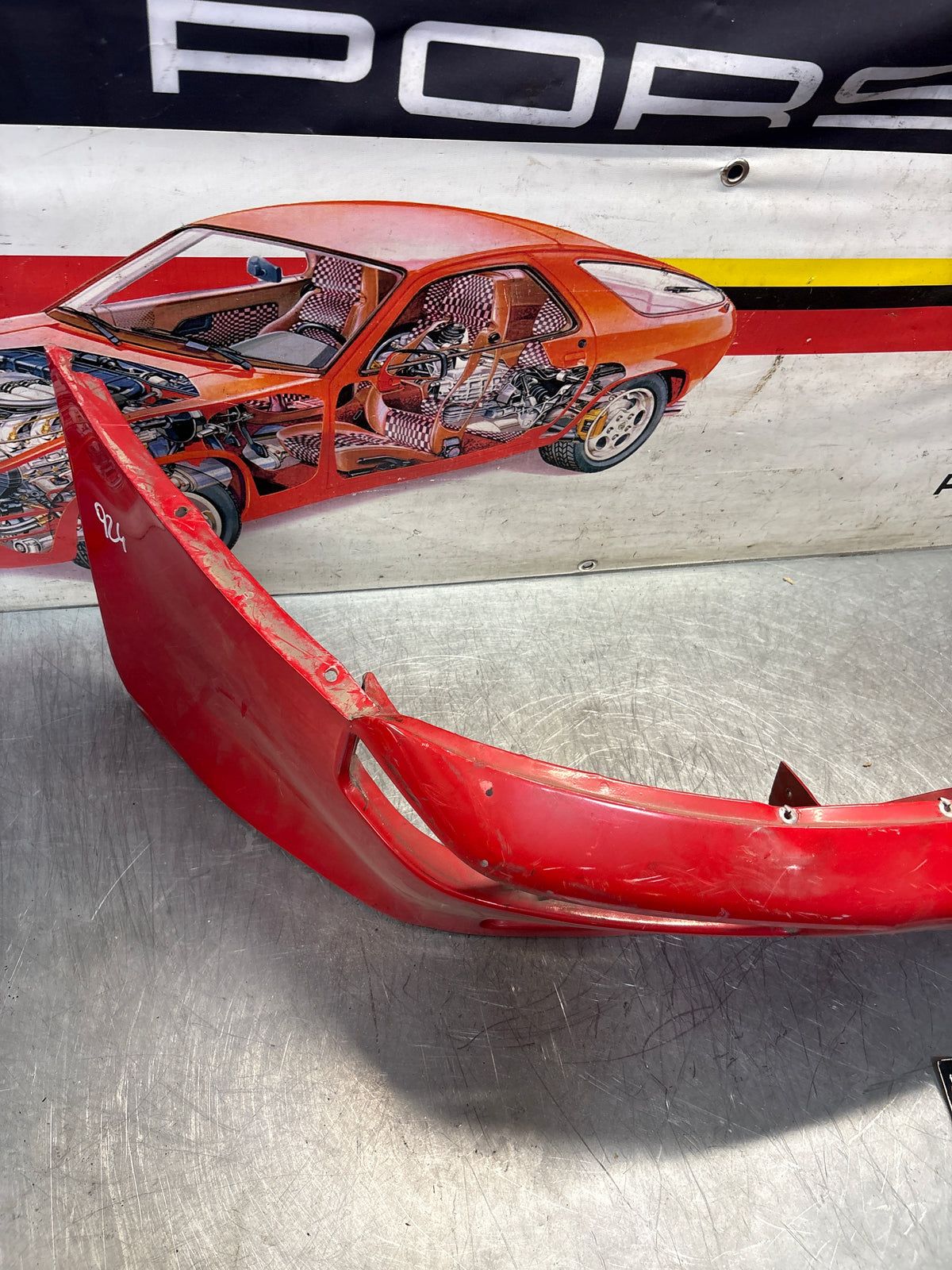 Porsche 924 Carrera GT bumper, for spares or repair 93750302102
