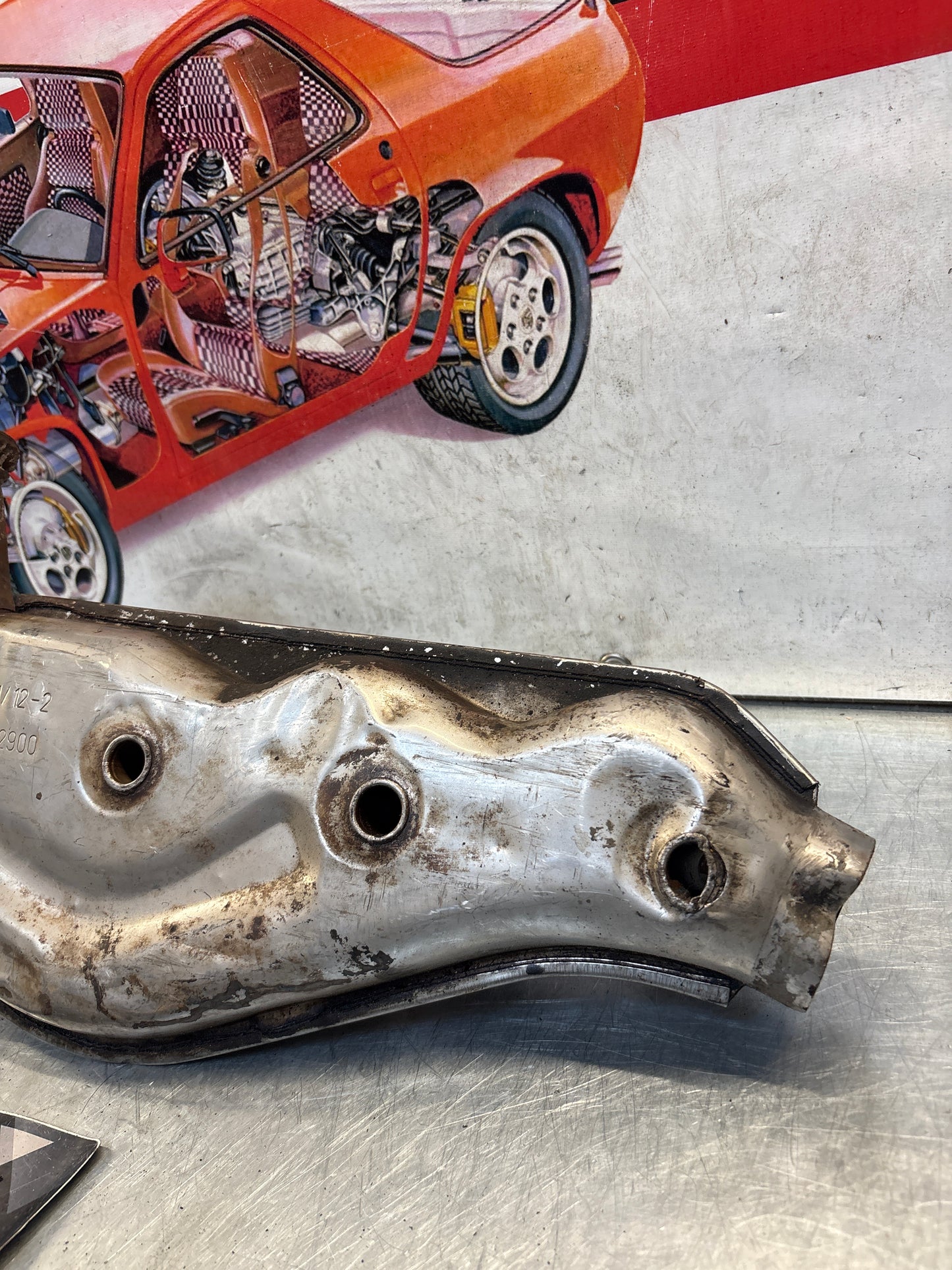 Porsche 911 930 heat exchanger, 93021102900, used