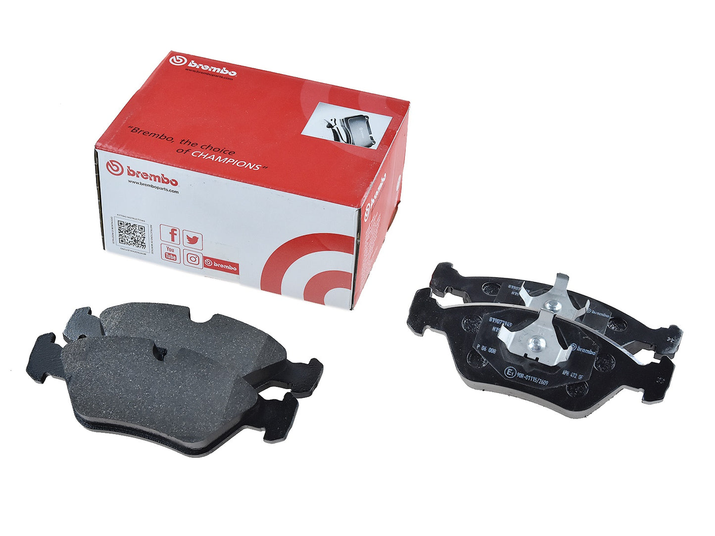 Brake pads for Porsche 928 4.5 4.7 S -'85 BREMBO FRONT 92835193101