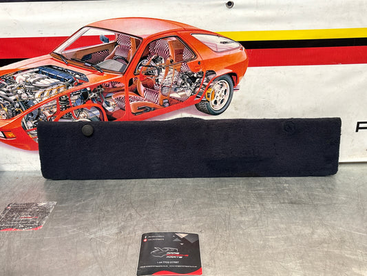 Porsche 928 blue carpeted Tool kit panel cover, used 92855118105