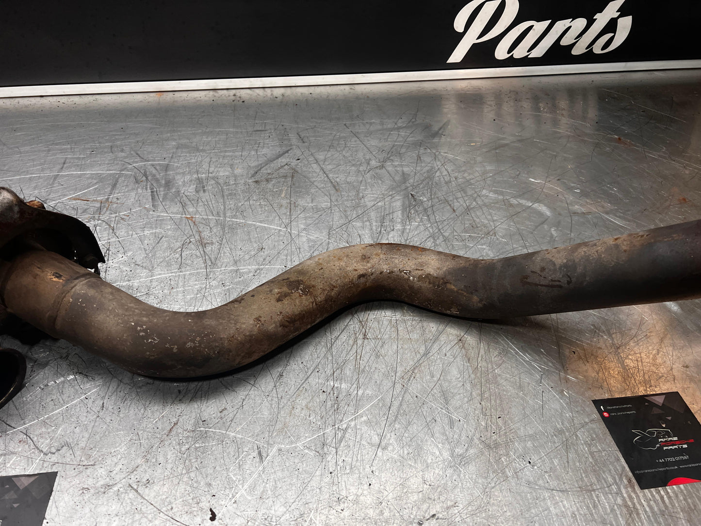 Porsche 944 Turbo front exhaust muffler 95111109303 used