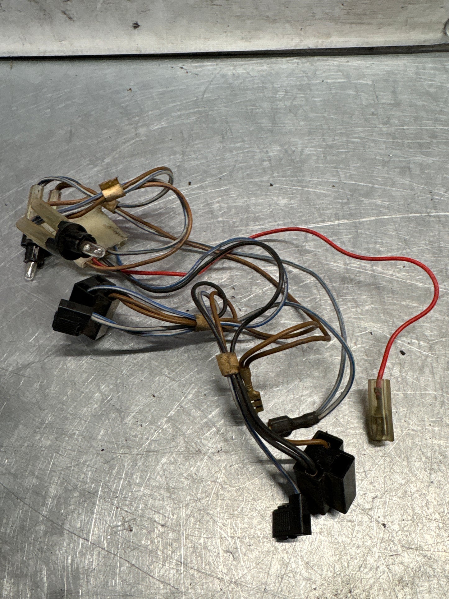 Porsche 924 76-79 instrument wiring harness, used 477971051
