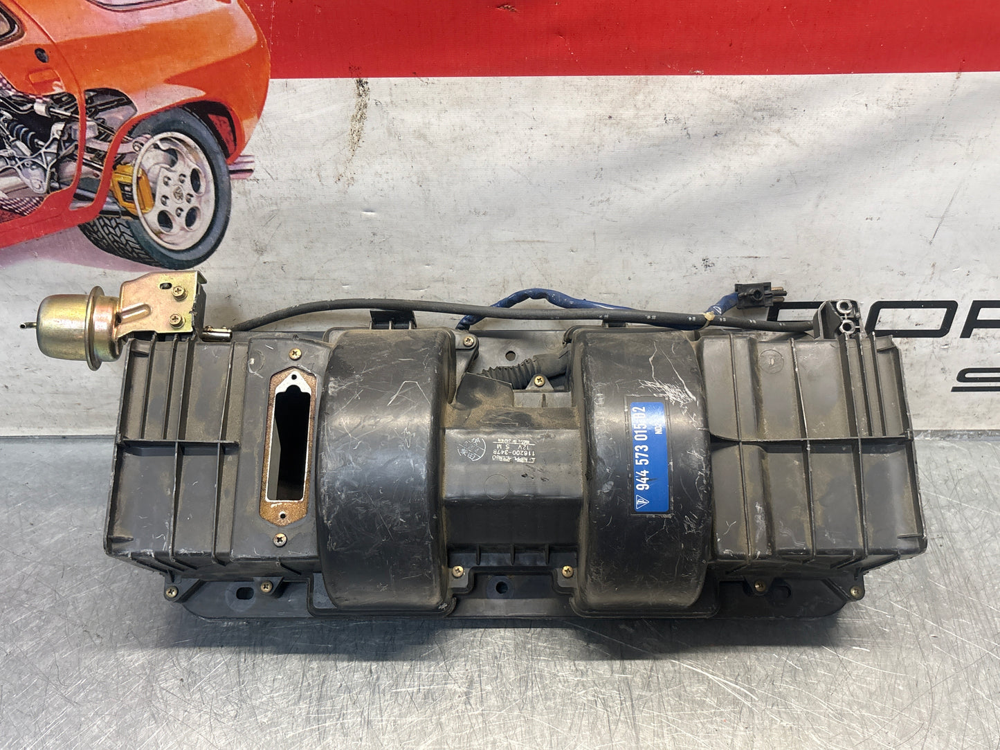 Porsche 944 heater box blower motor, used 94457301502