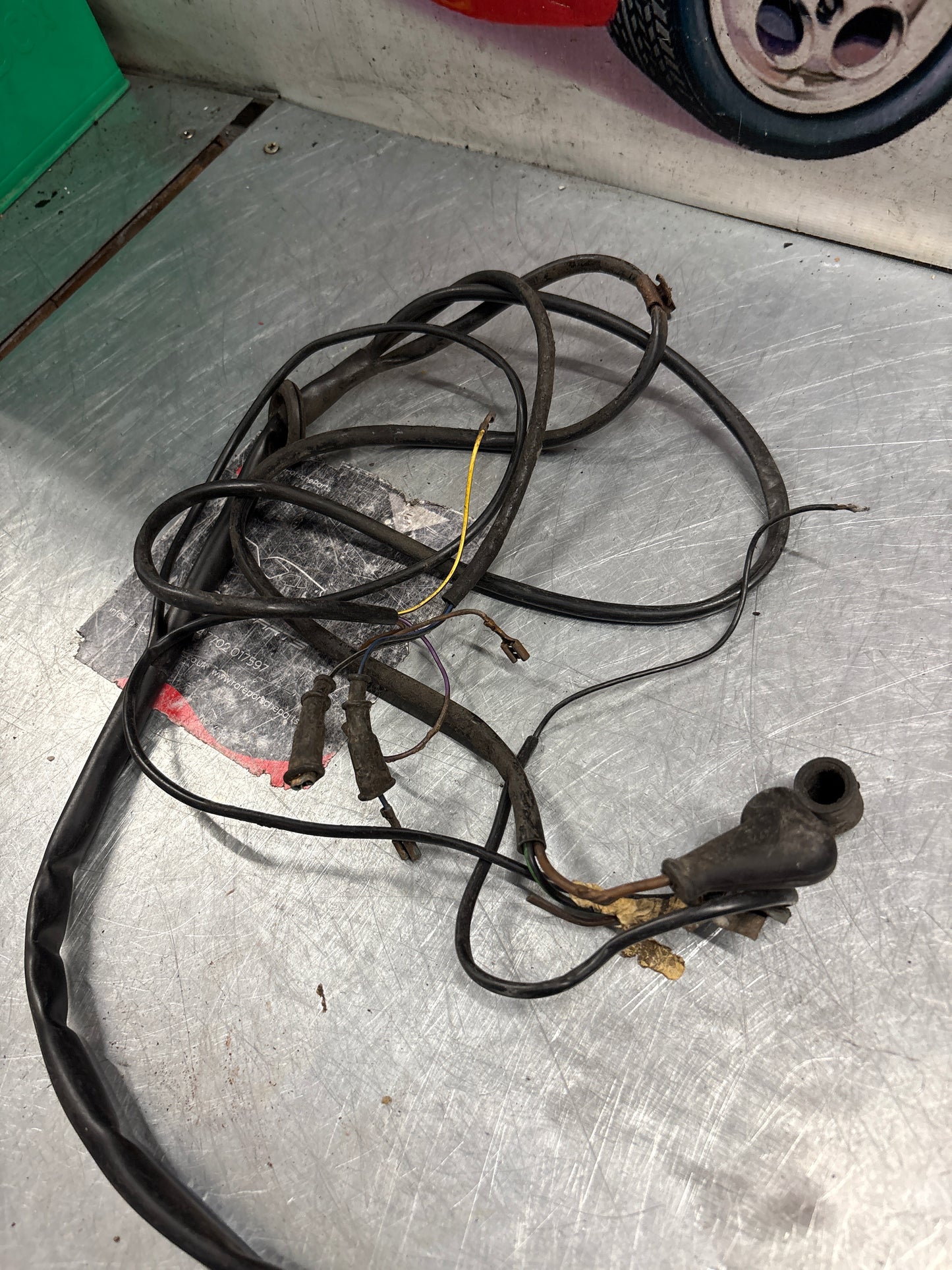 Porsche 944 manual LHD 82-85 rear end loom, used 94461200405