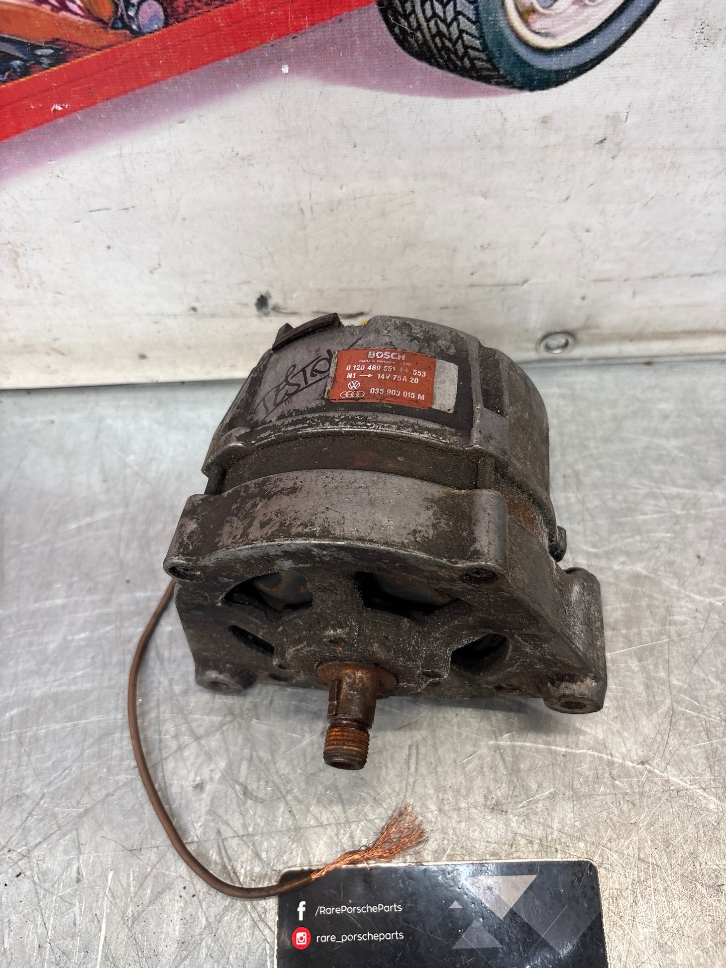 Porsche 924 924 Turbo alternator 0120469551, 035903015M, used