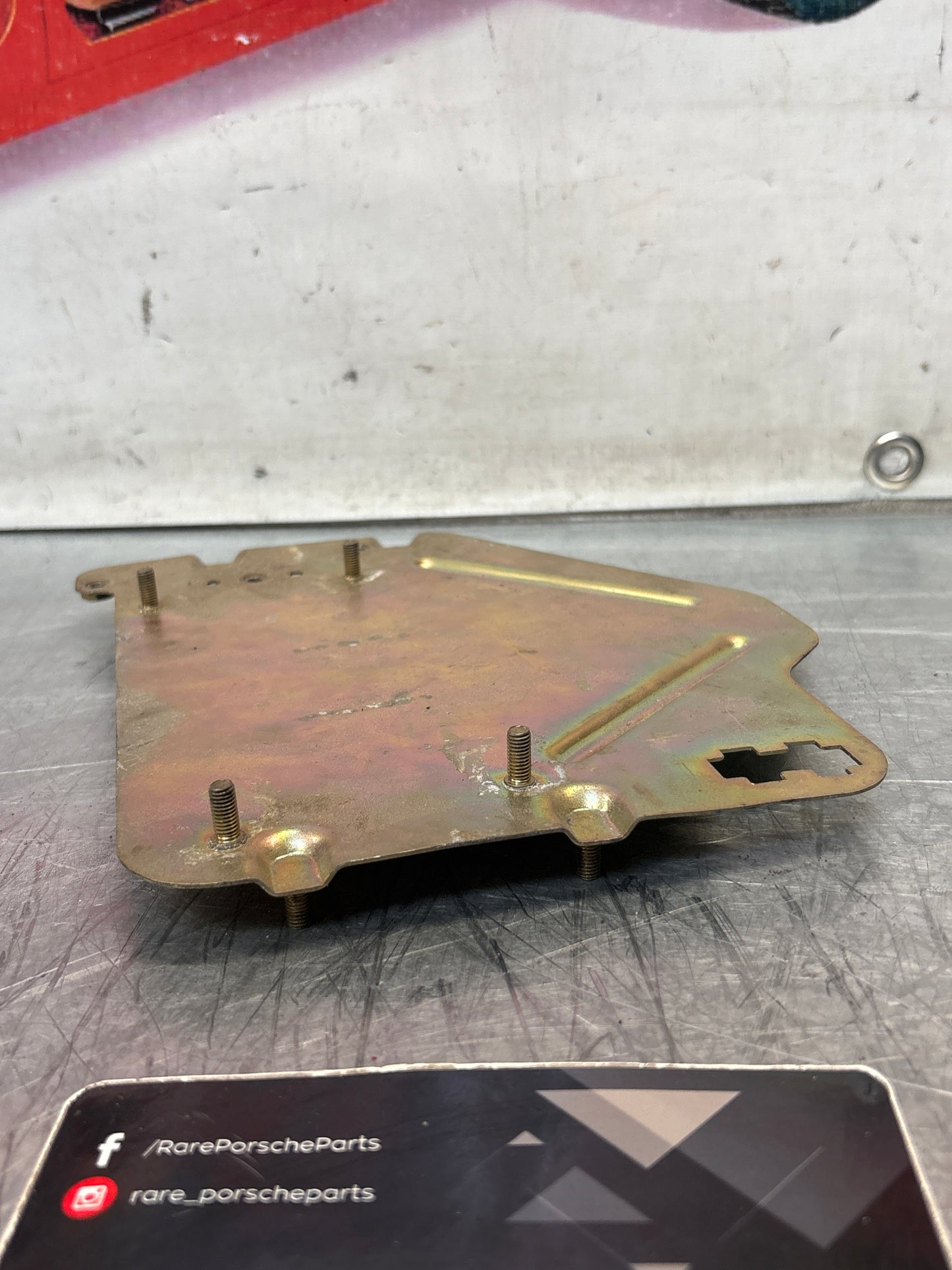 Porsche 928 ECU bracket, used 92861813001