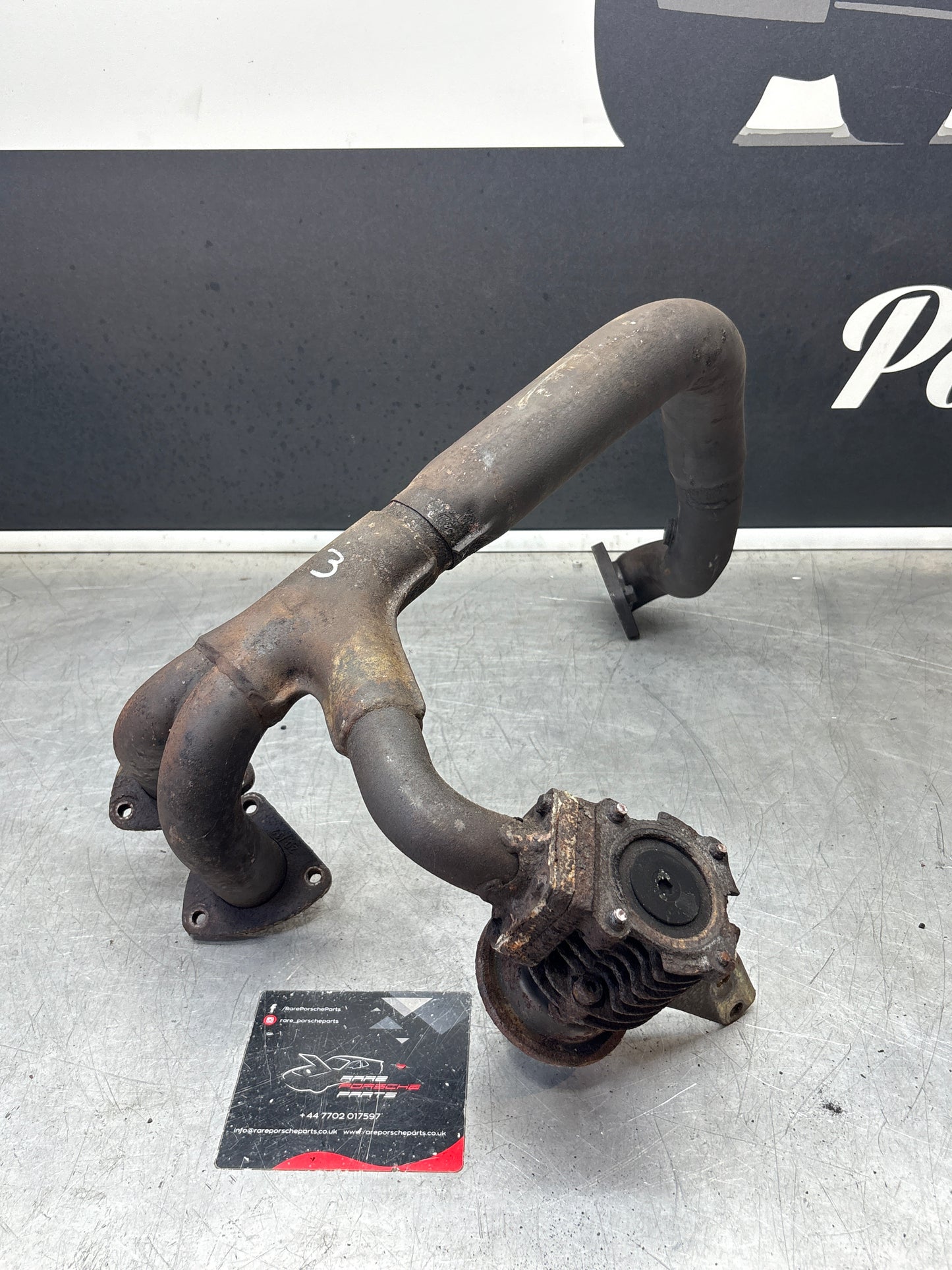 Porsche 944 Turbo exhaust cross over pipe 95111109615, used