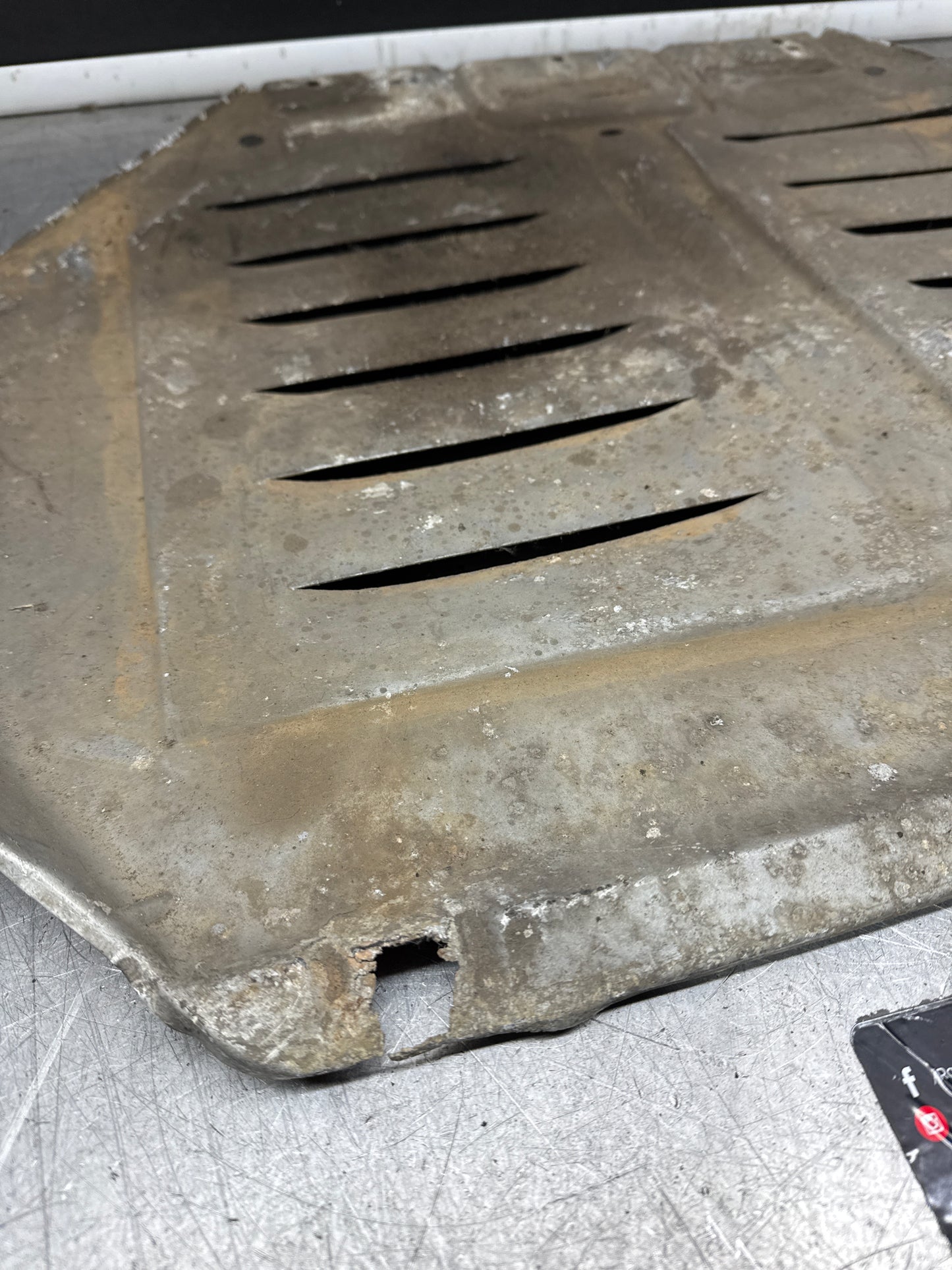 Porsche 944 engine tray / belly pan / undertray used. Aluminium. 94434116103