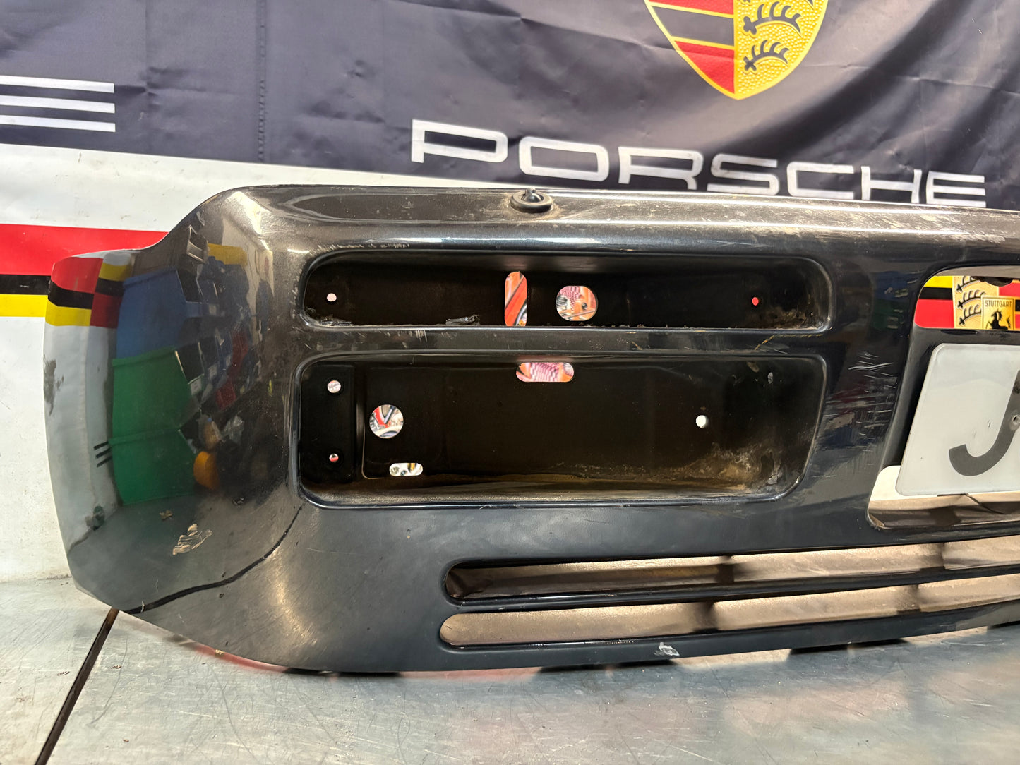 Porsche 944 S2 / Late turbo front bumper, used condition 95150537100