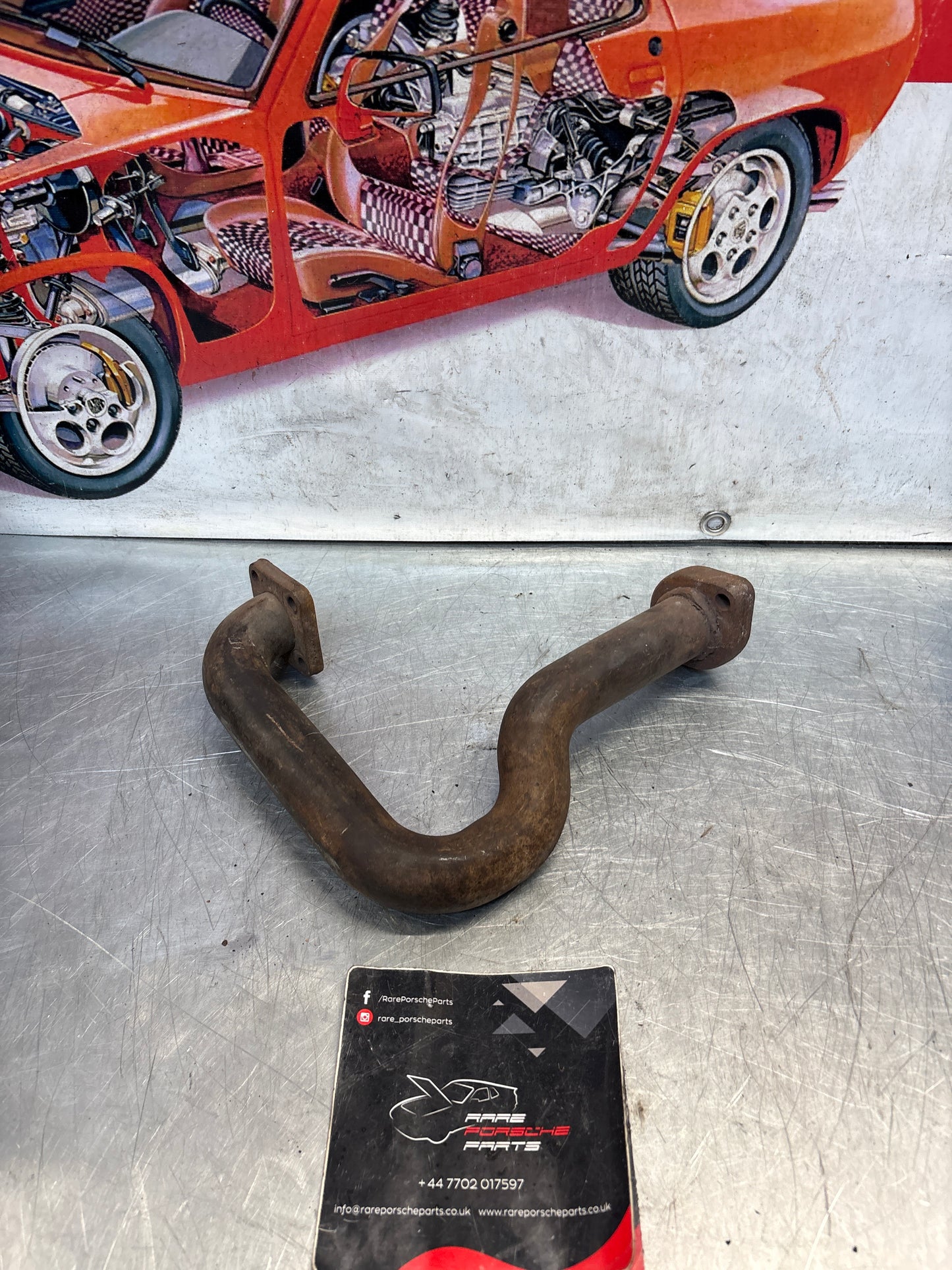 Porsche 924 Turbo wastegate pipe 93112303304 for spares or repair