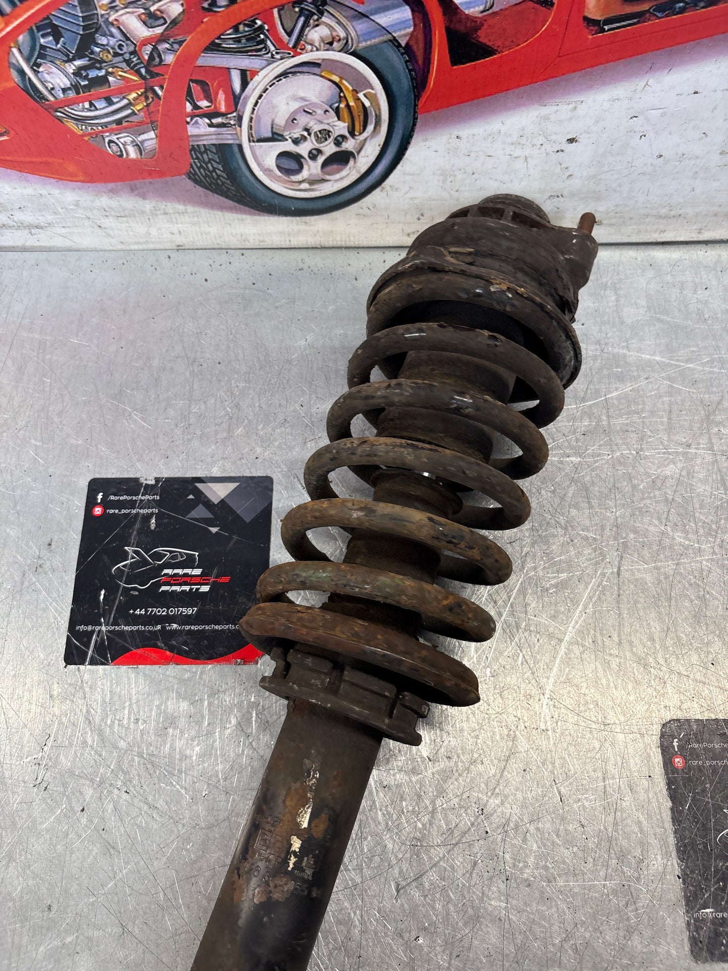 Porsche 928 front shock absorber, used 92834305504