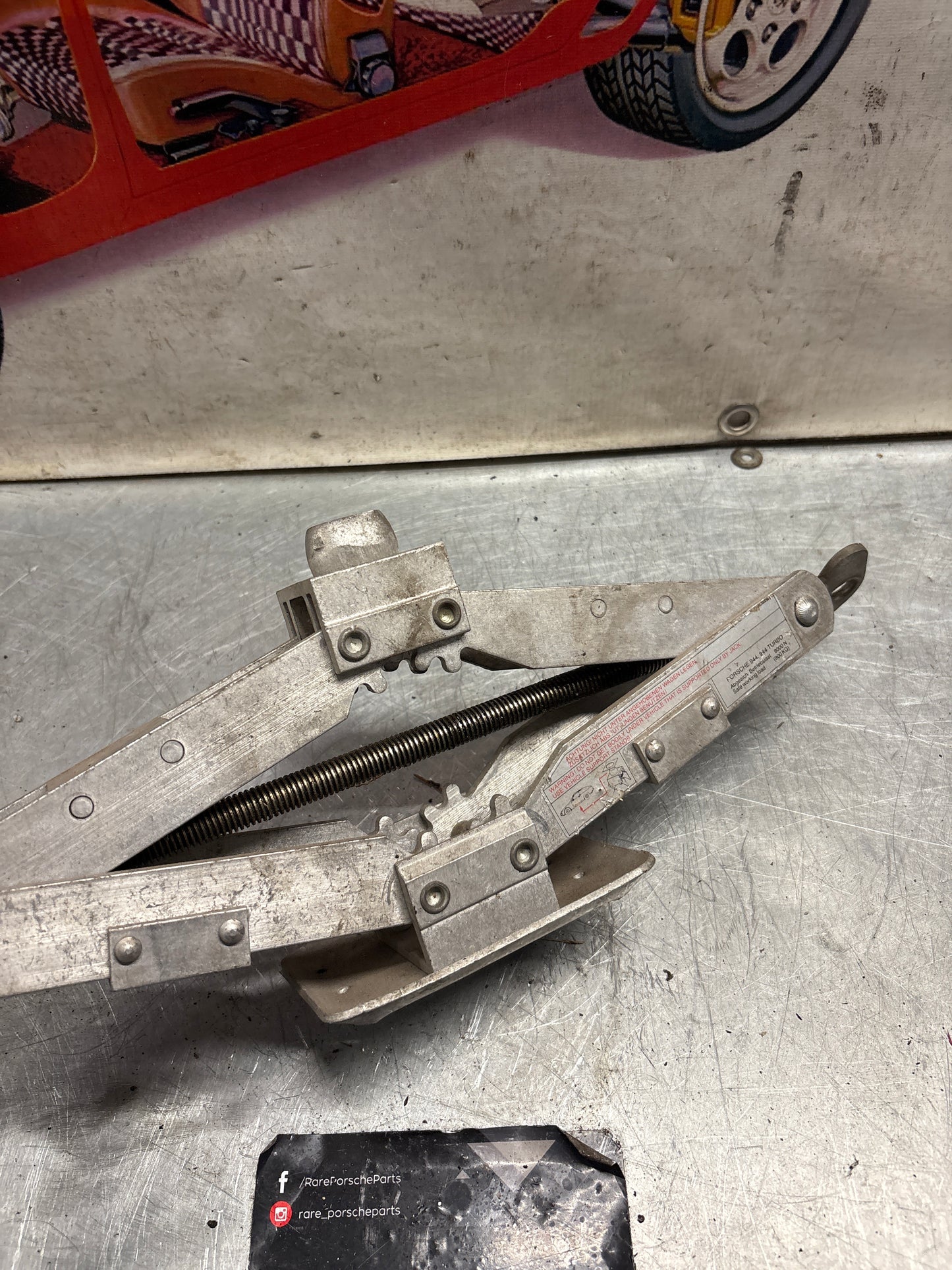 Porsche 944 / 944 Turbo spare tire jack lift, used