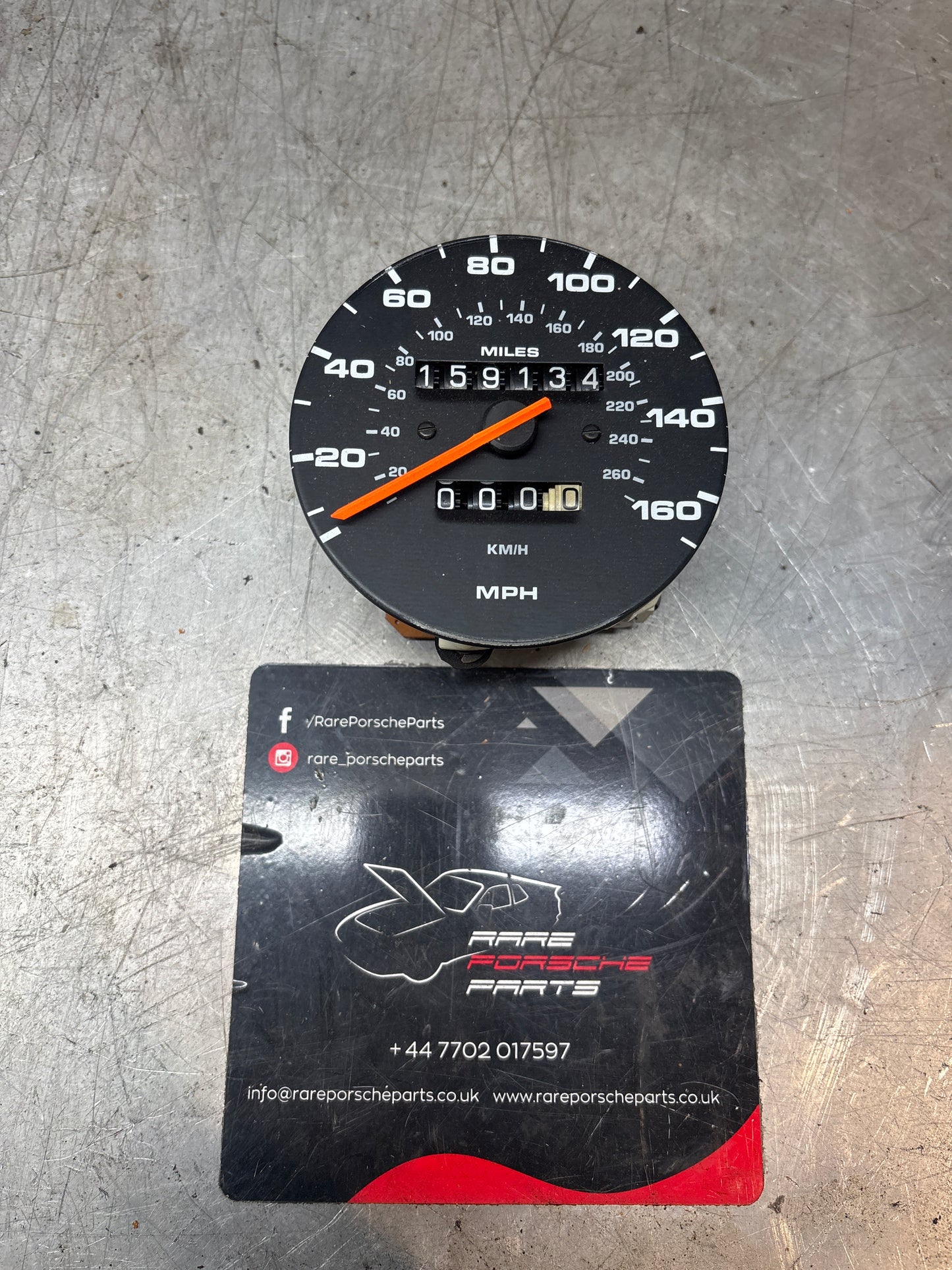 Porsche 944 Speedometer 9446419511 159134 miles, used