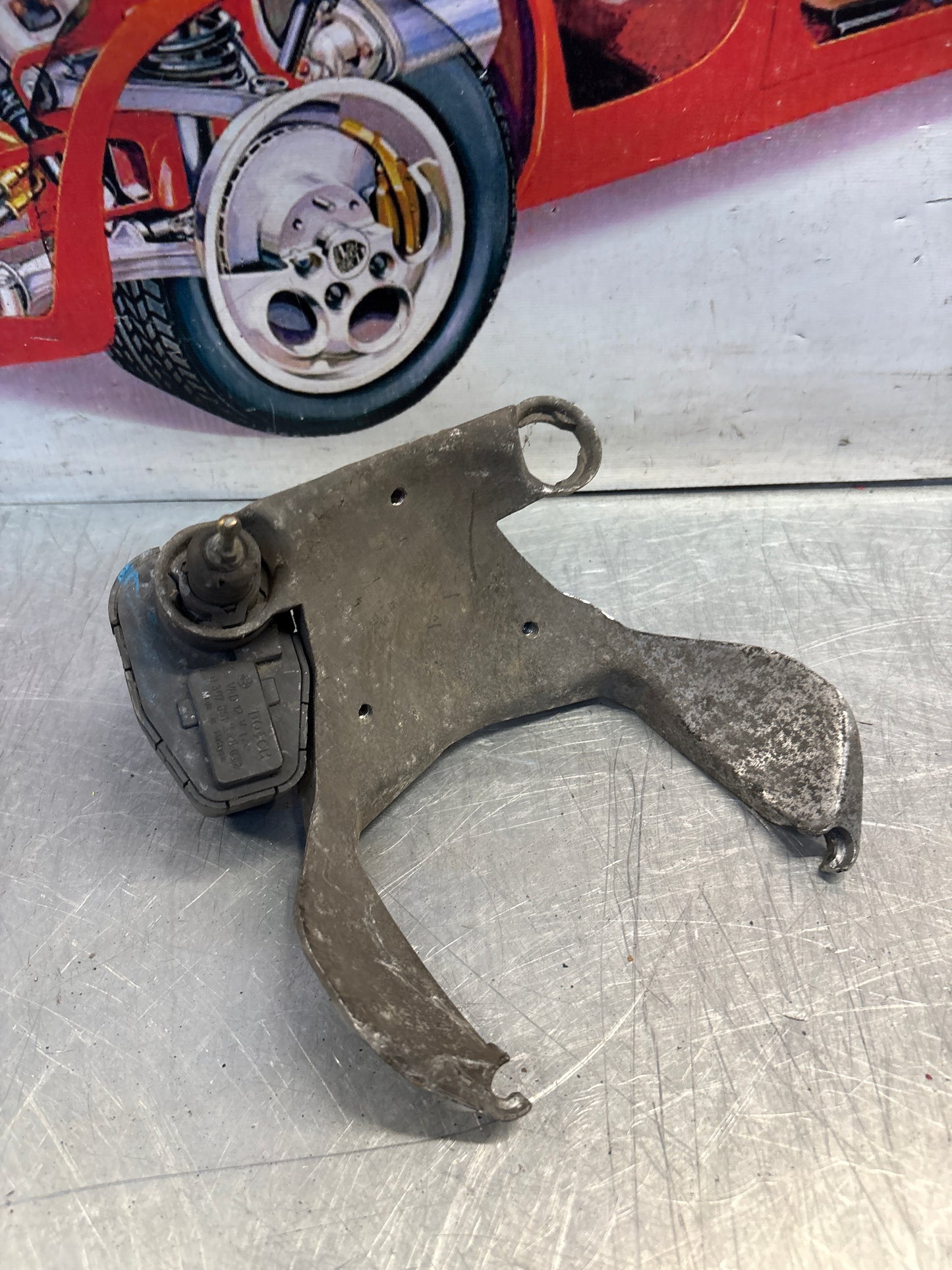 Porsche 968 headlight bracket housing,used  1305541099