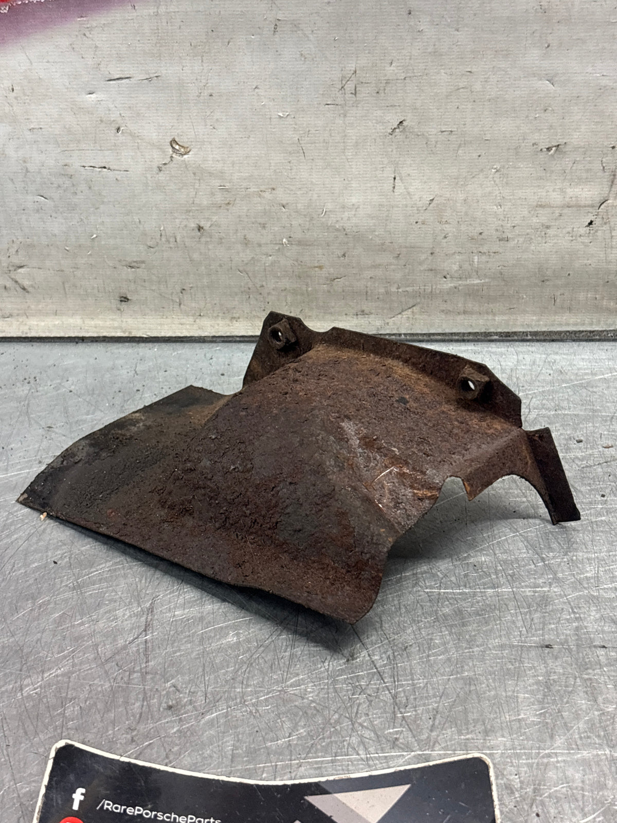 Porsche 914 front air cooling guide plate, used 022119361