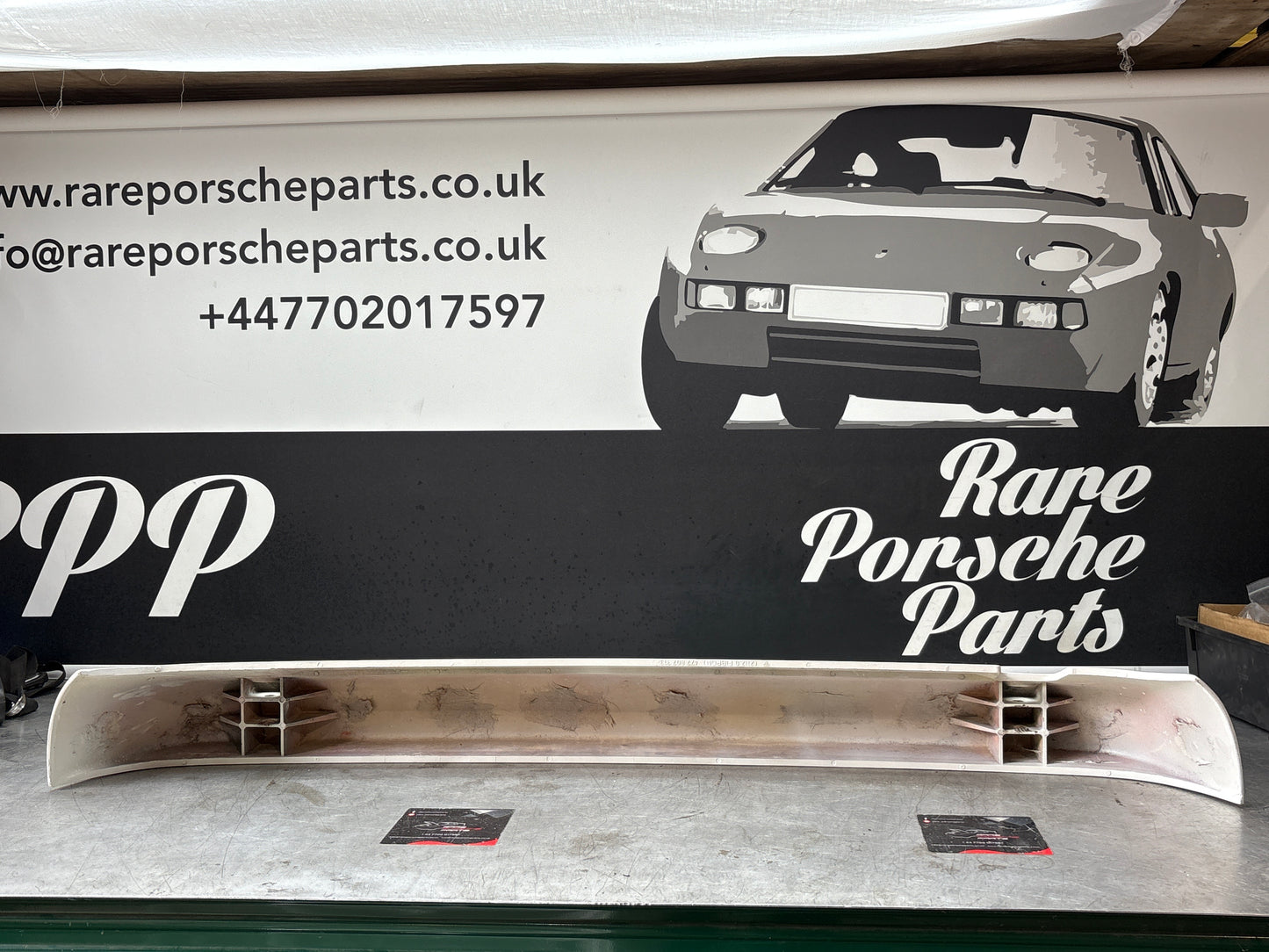 Porsche 924/924S rear bumper, used 477807313, primed