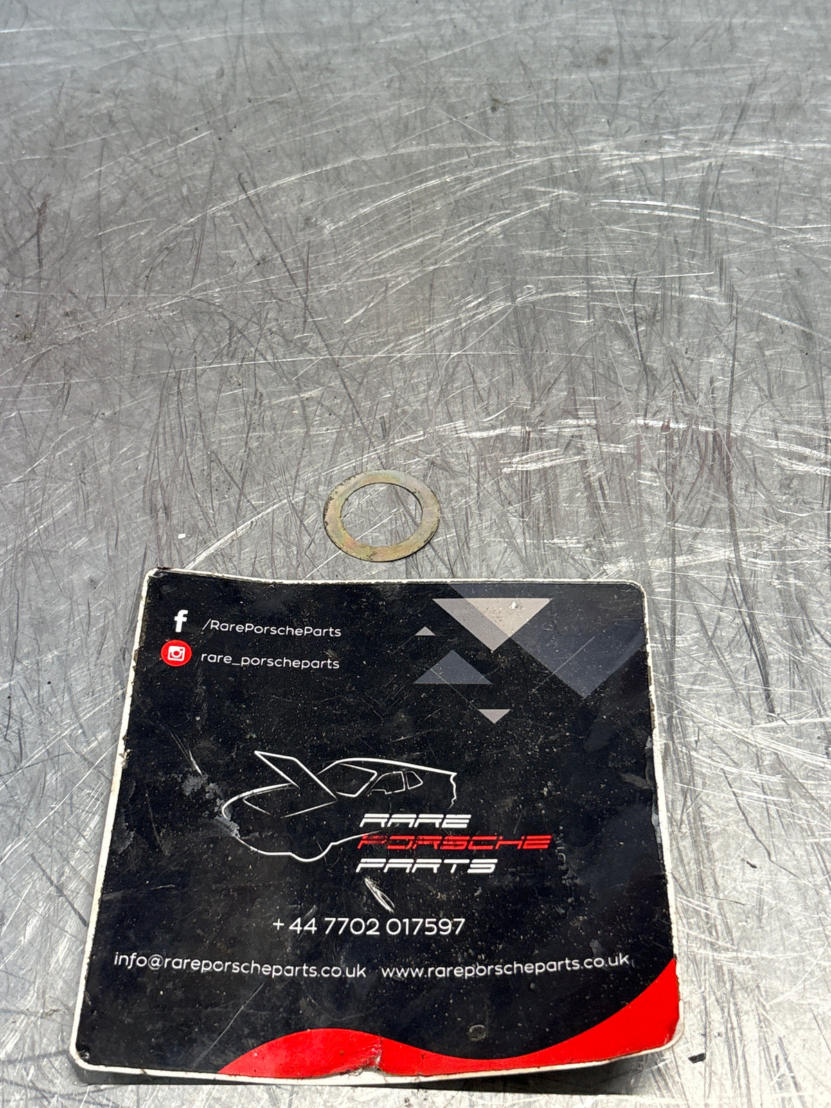 Porsche 928 shim plate, used 0,5mm thick 90023411602