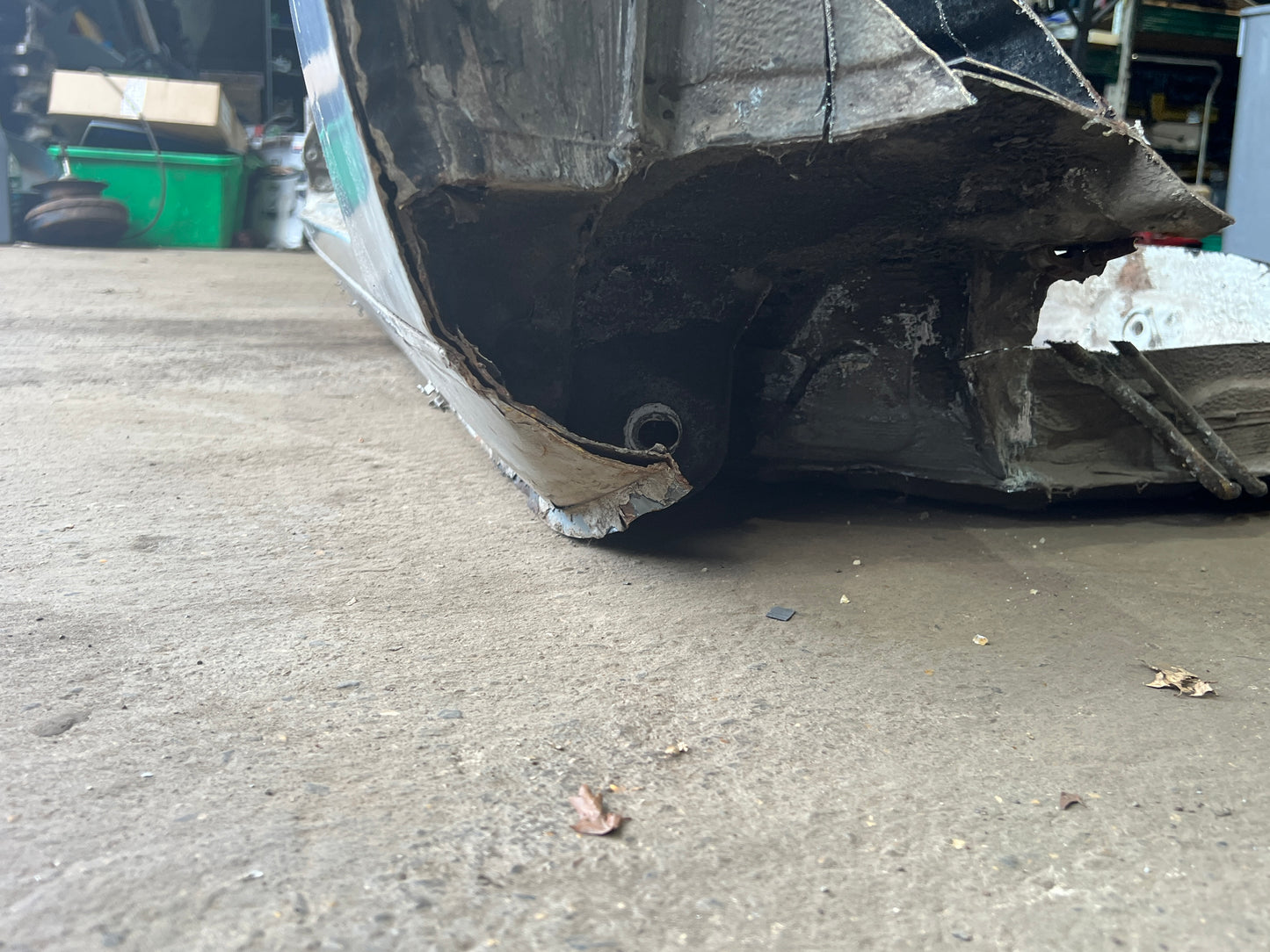 Porsche 924 Turbo RHD left floor pan section with sill 94450150100