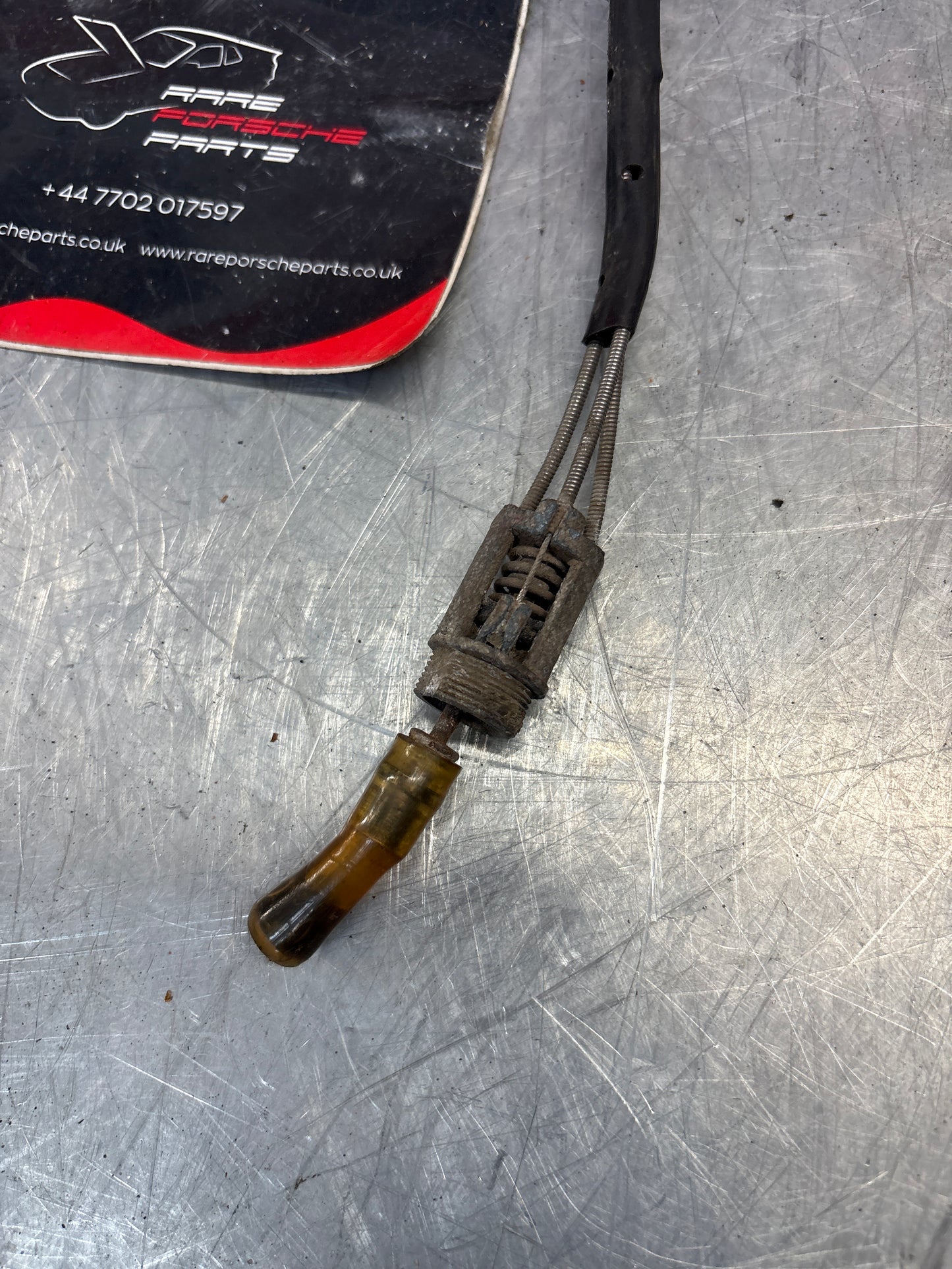 Porsche 924 early left side mirror, used