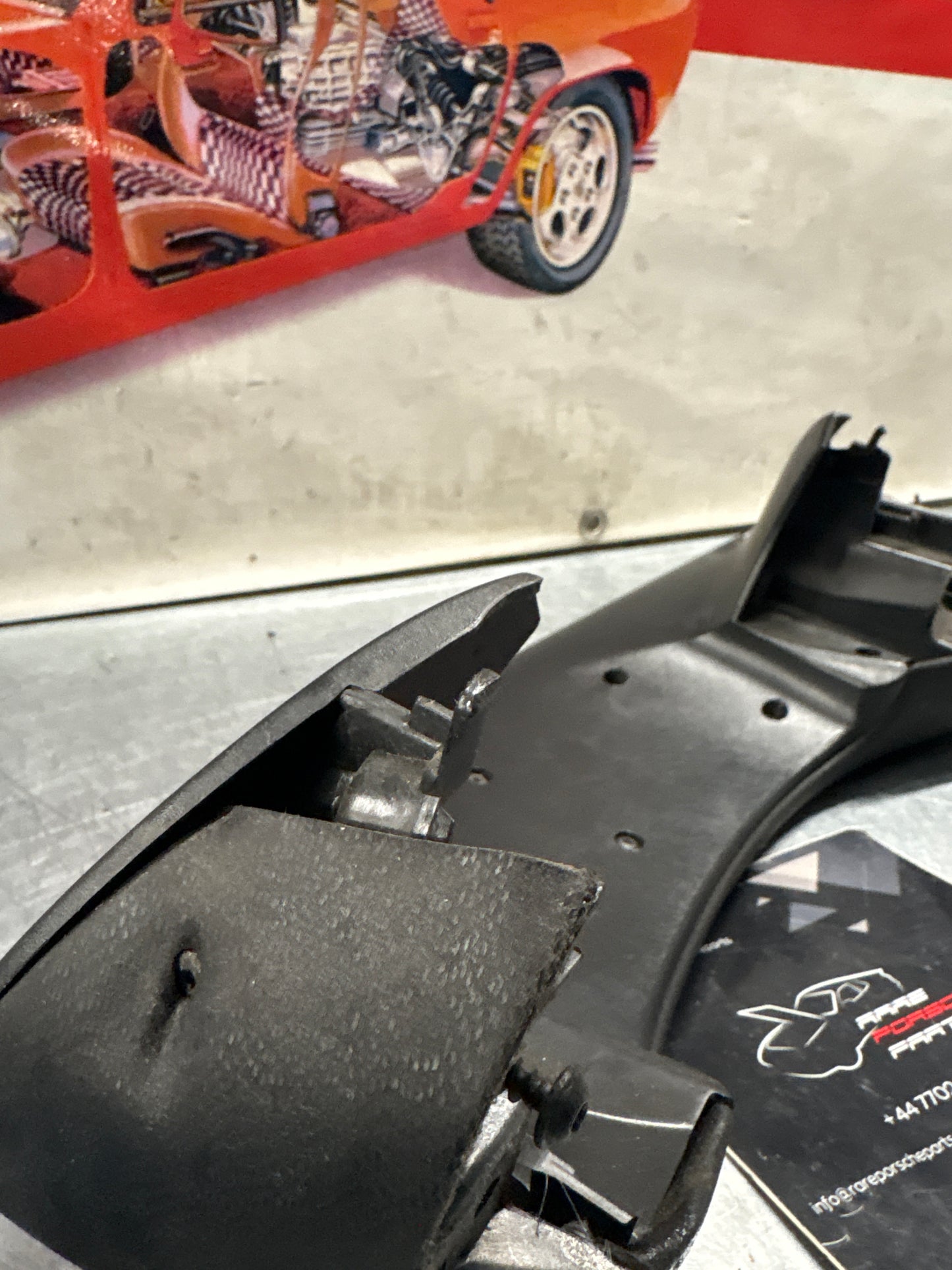 Porsche Boxster 986 dashboard cluster trim,black used 98655205500 / 98655205501