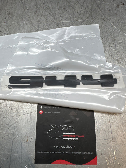 Porsche 944 New Rear tailgate logo Black, 94455919300